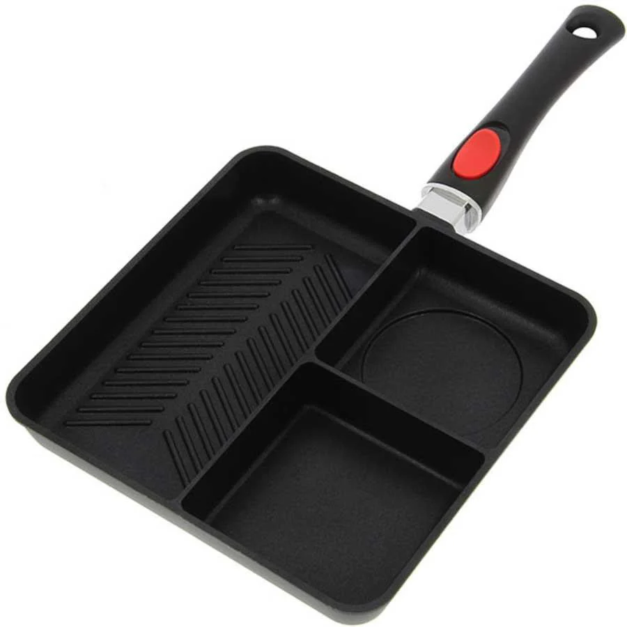 3 Way Multi Section Frying Pan - Image 2