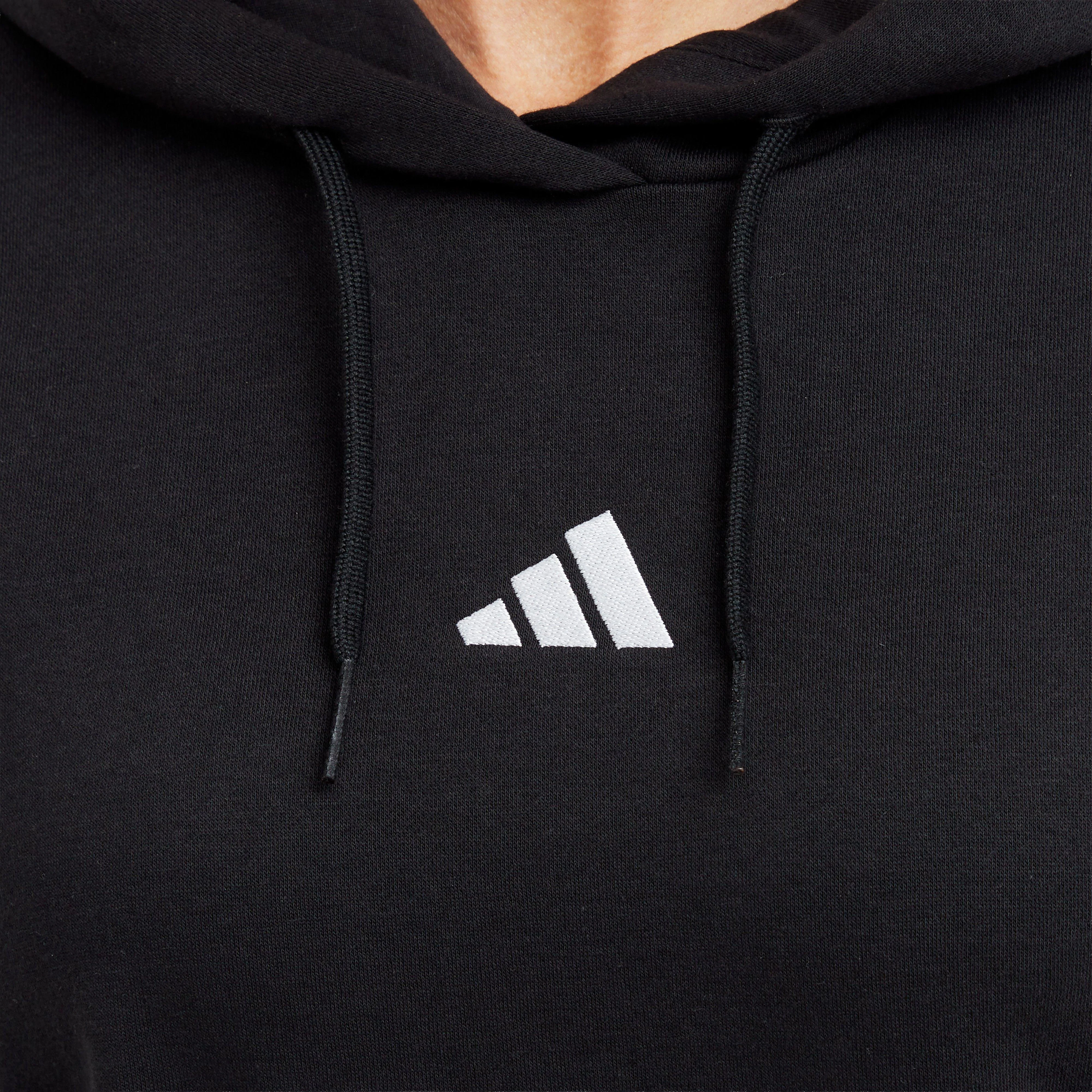 Women’s Essentials 3-Stripes Full-Zip Fleece Hoodie - Image 5