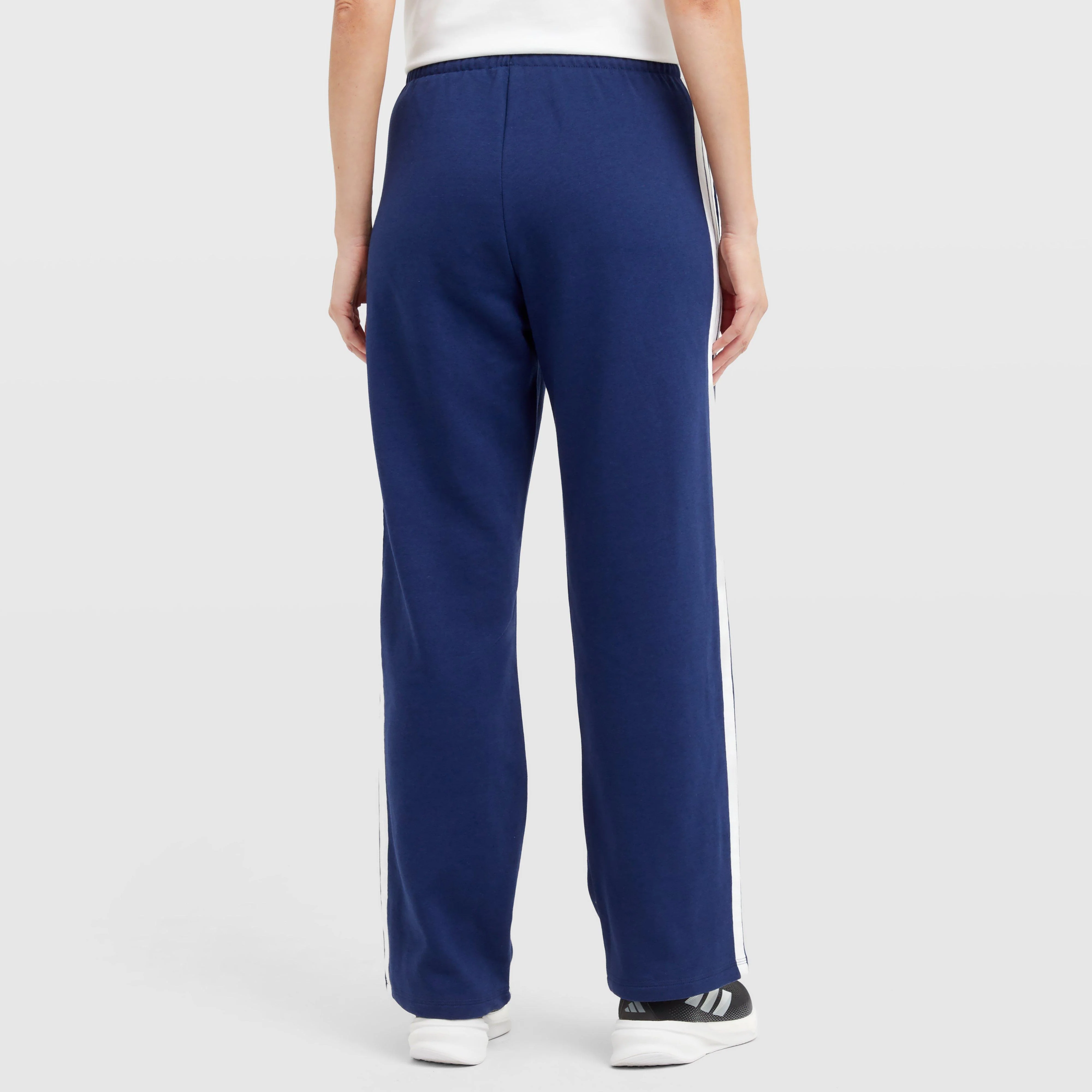 Women’s Essentials 3-Stripes Open-Hem Fleece Pants - Image 2