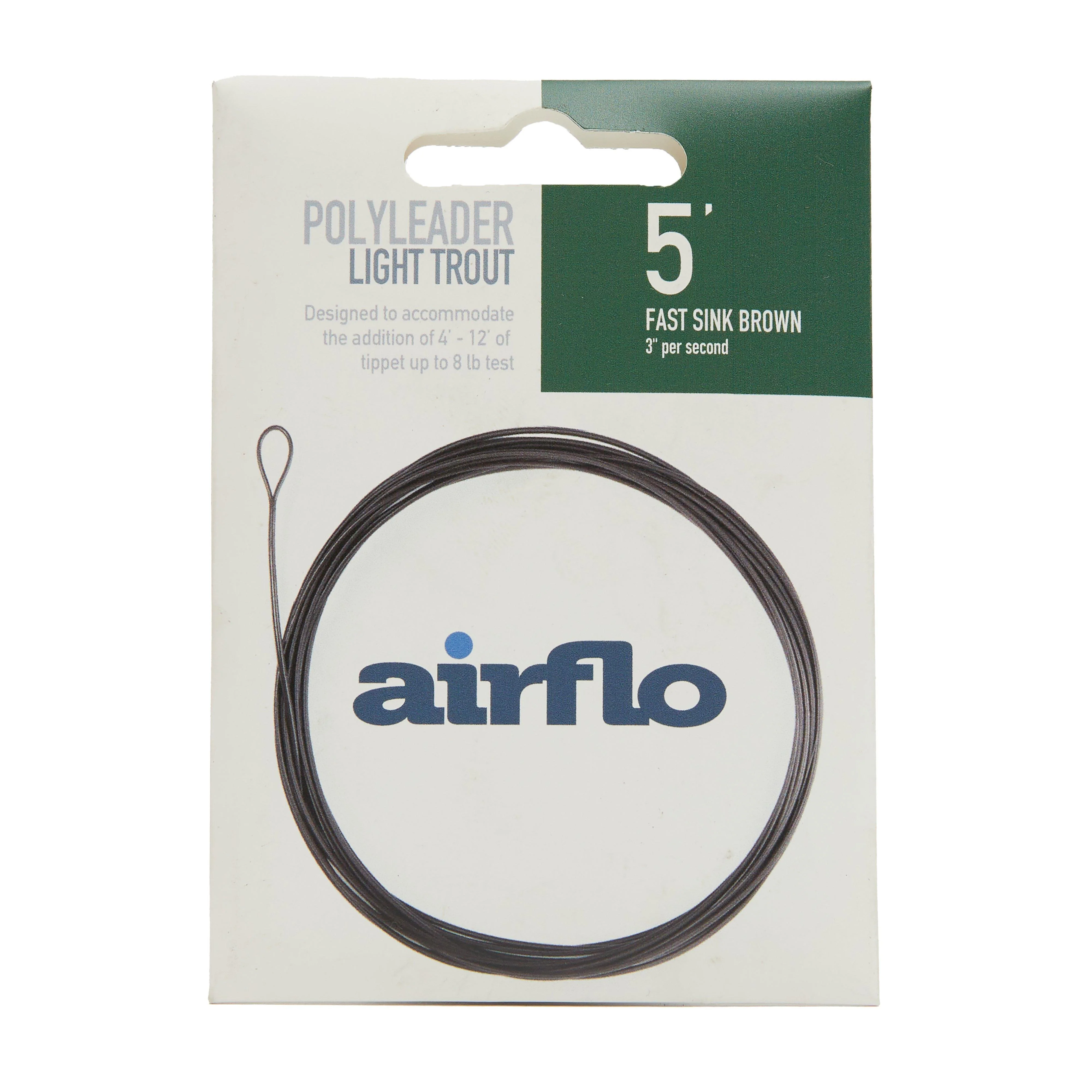 Polyleader 5' Light Trout Fast Sink Brown - Image 4