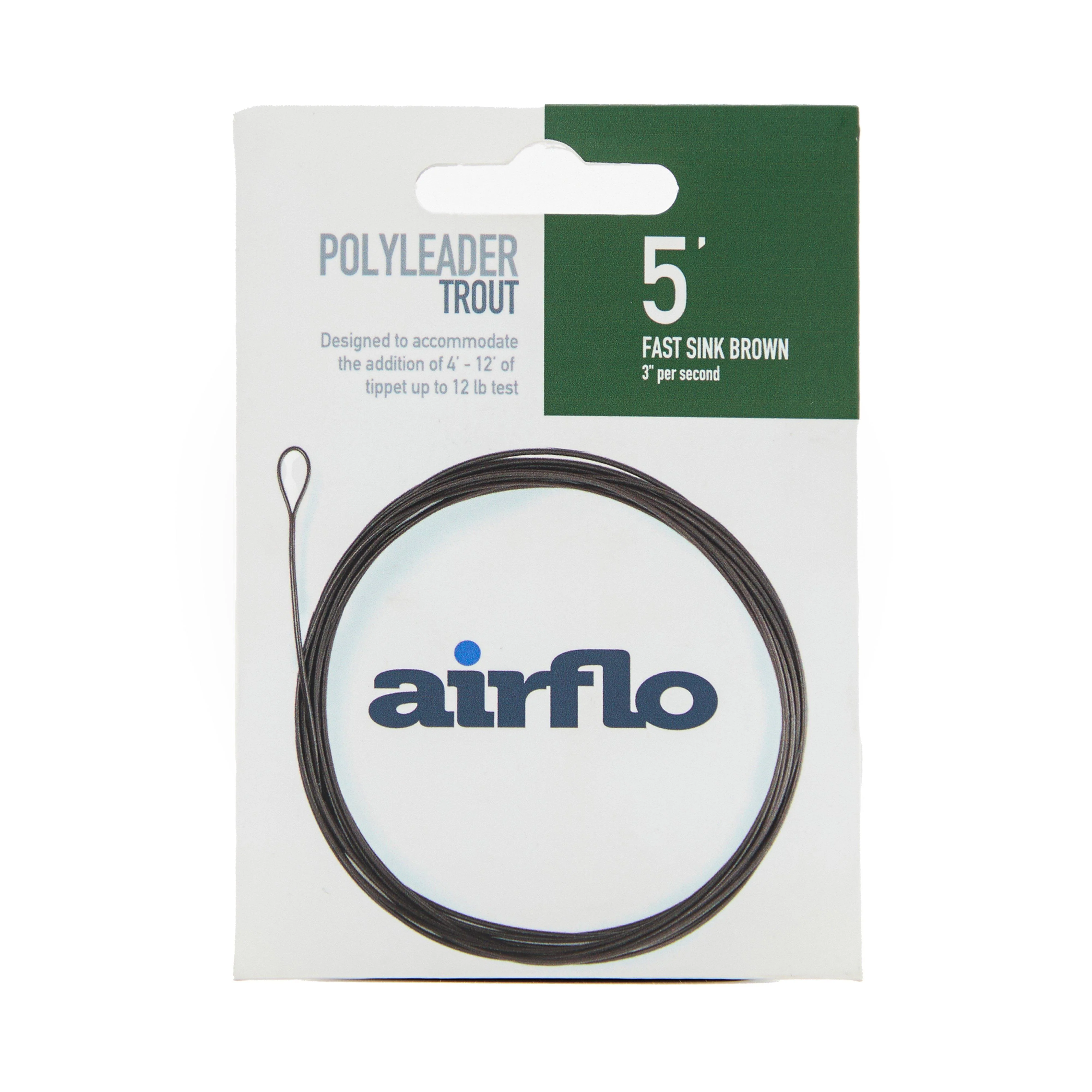 Polyleader 5' Trout Fast Sink Brown - Image 3