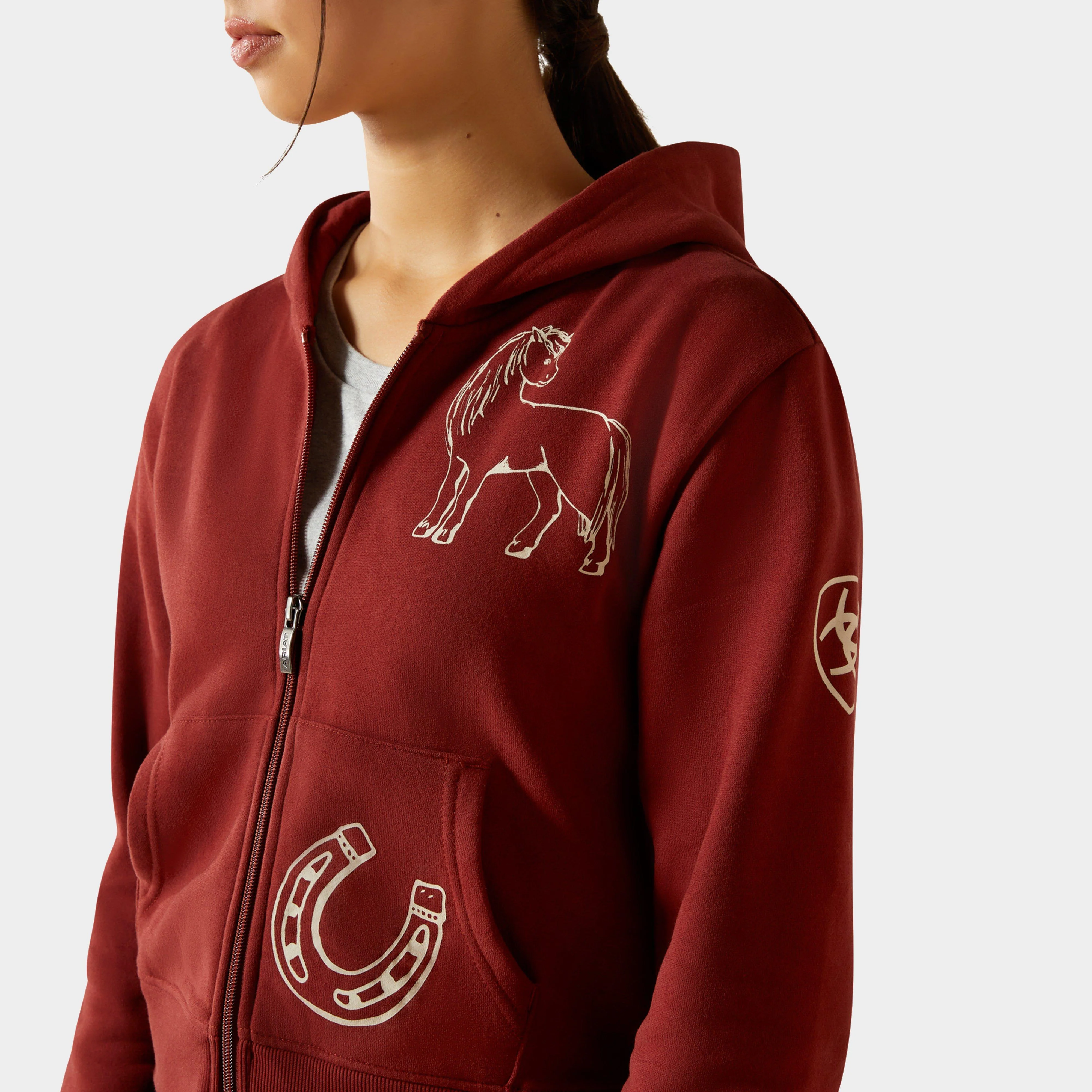 Kids' Spiffy Full Zip Sweatshirt - Image 3