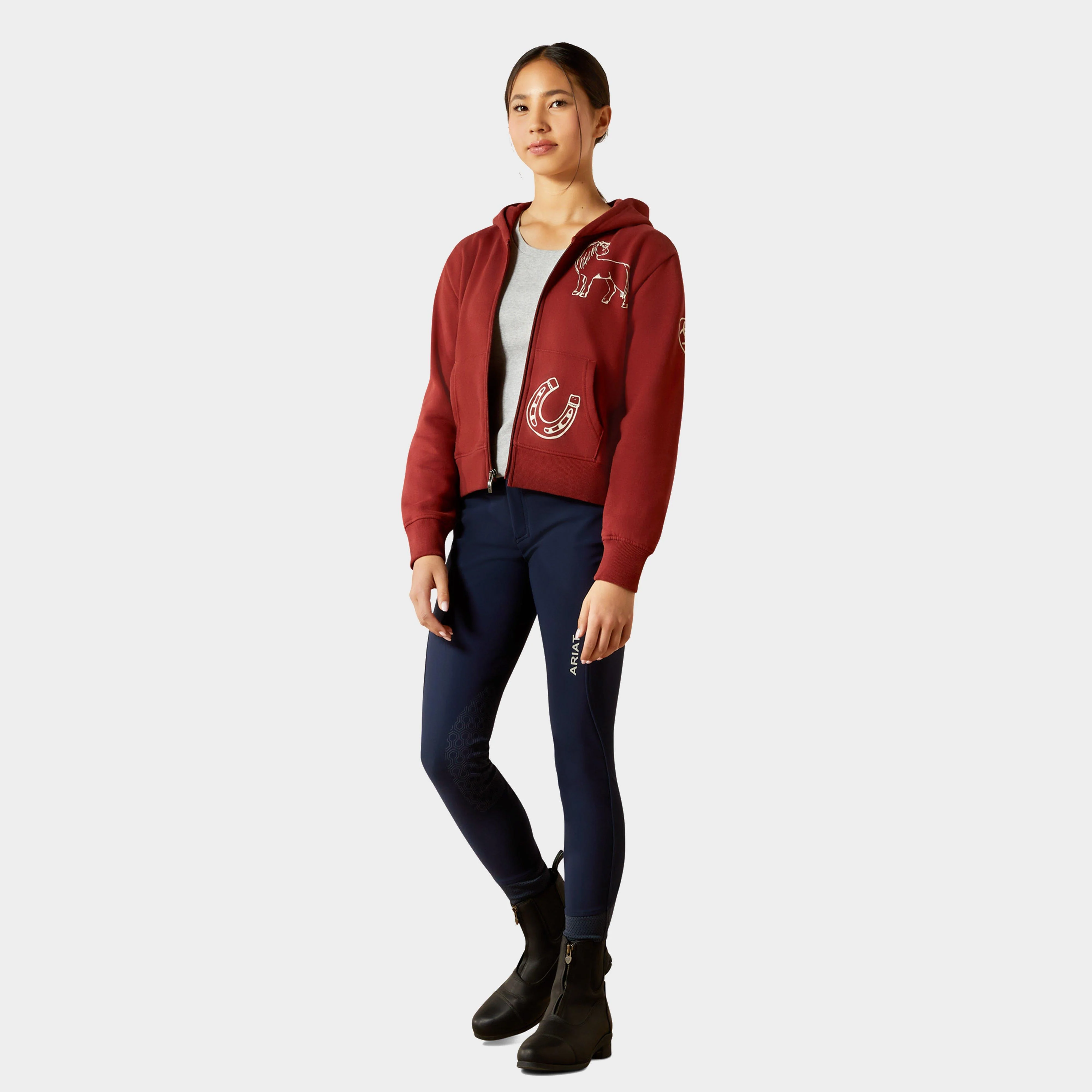 Kids' Spiffy Full Zip Sweatshirt - Image 4