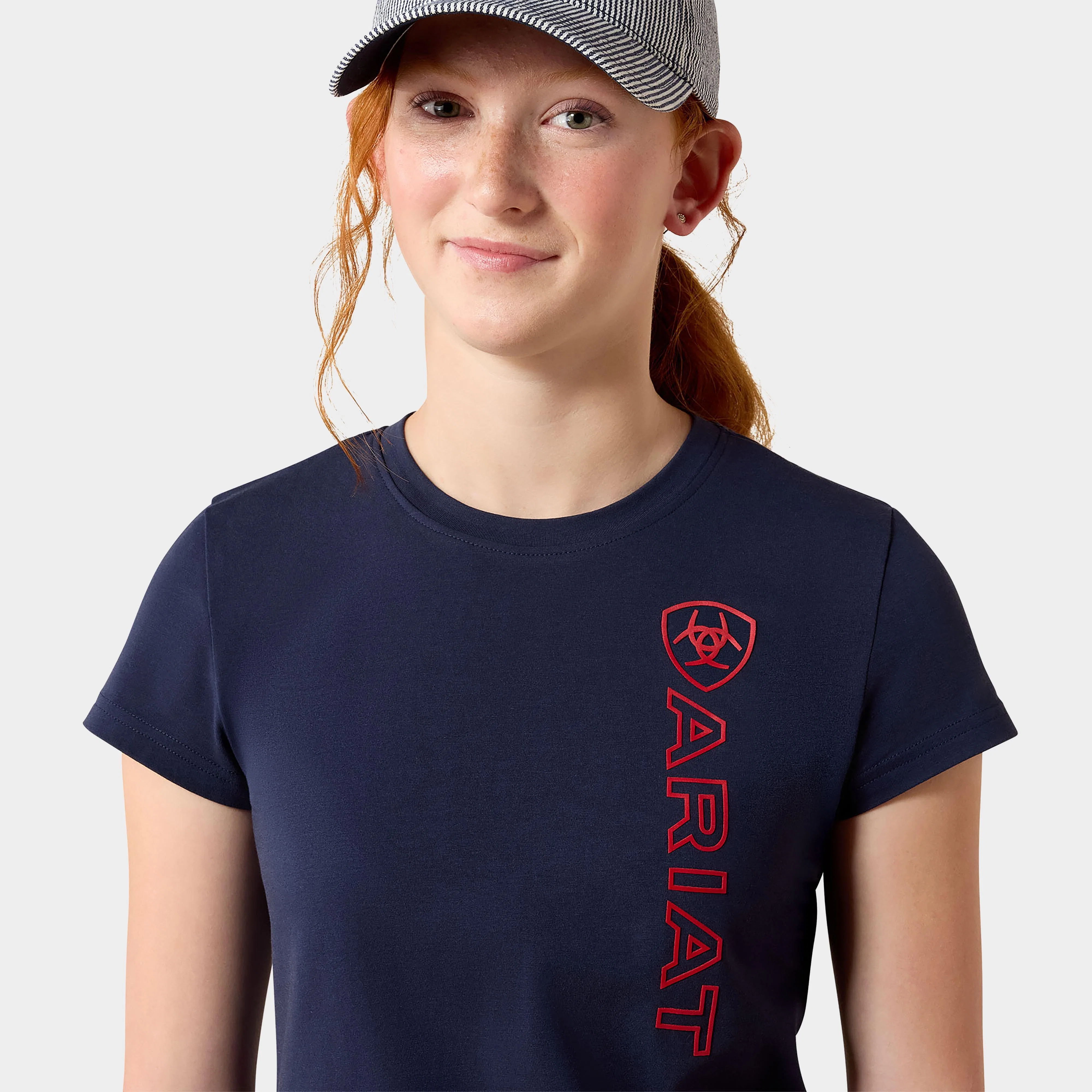 Kids' Vertical Logo Short Sleeved Top - Image 3