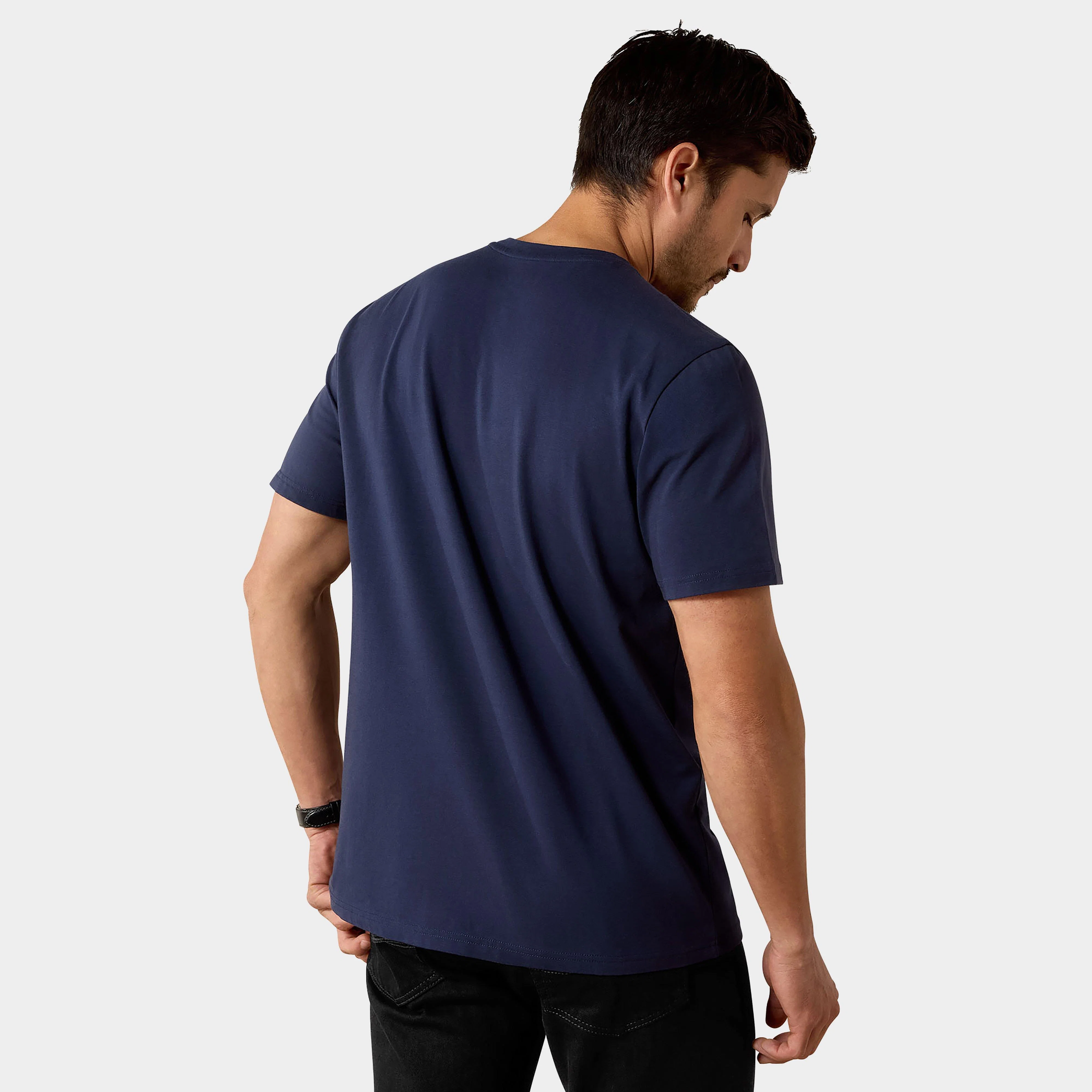 Men's Vertical Logo Short Sleeved Top - Image 2
