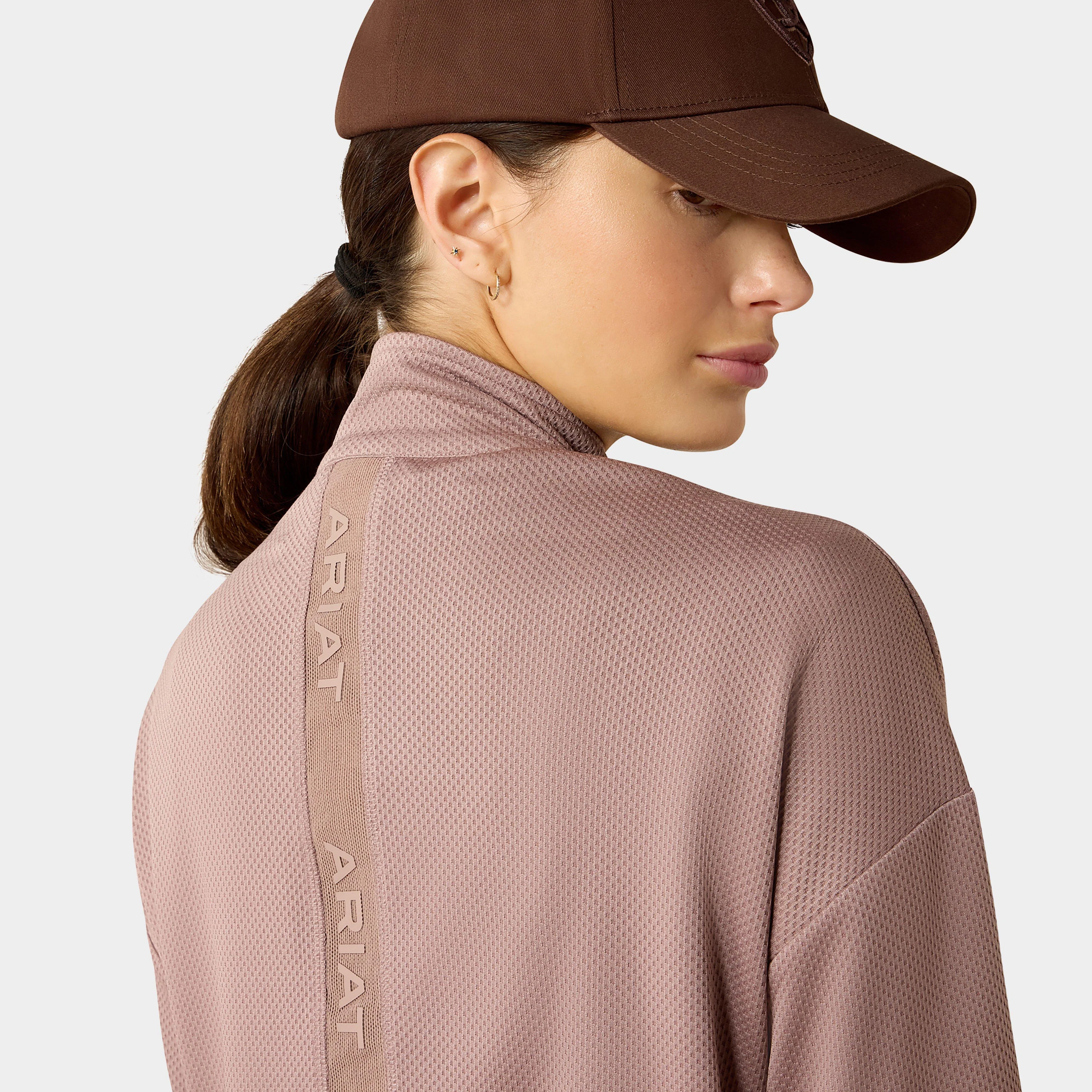 Women's Breathe 1/2 Zip Sweatshirt - Image 3