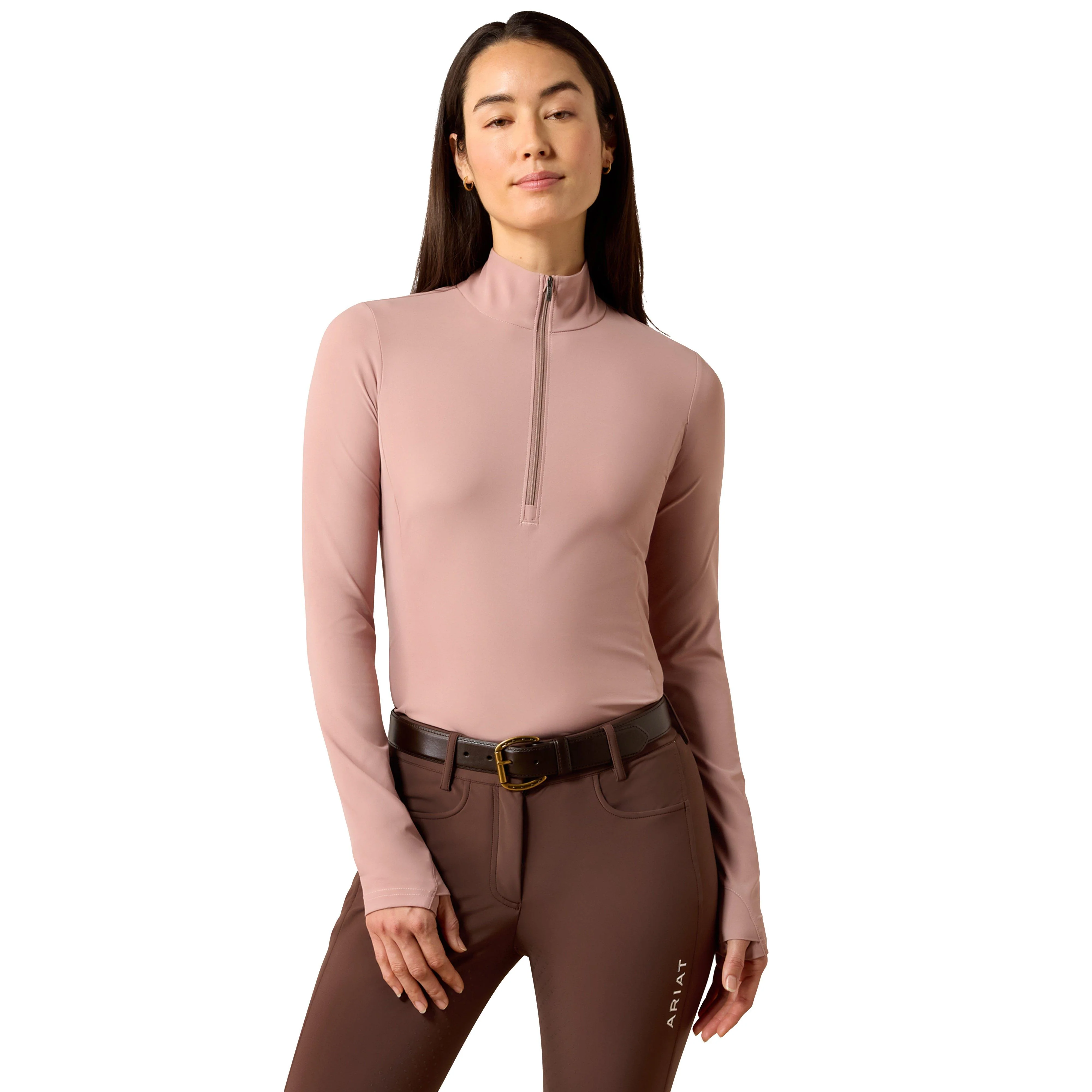 Women's SolVeil ½ Zip Baselayer Antler - Image 6