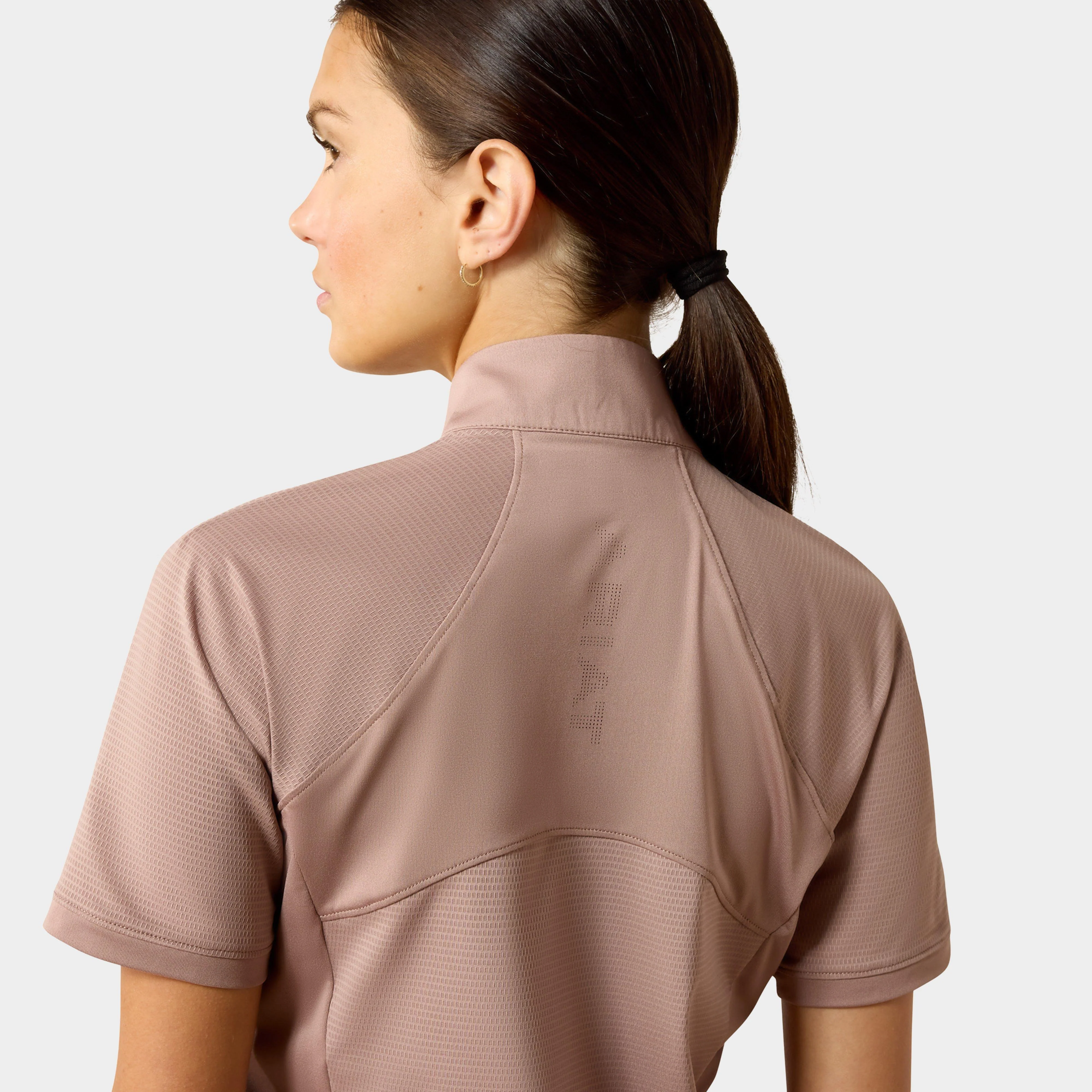 Women's Soquel ¼ Zip Short Sleeve Baselayer Antler - Image 3