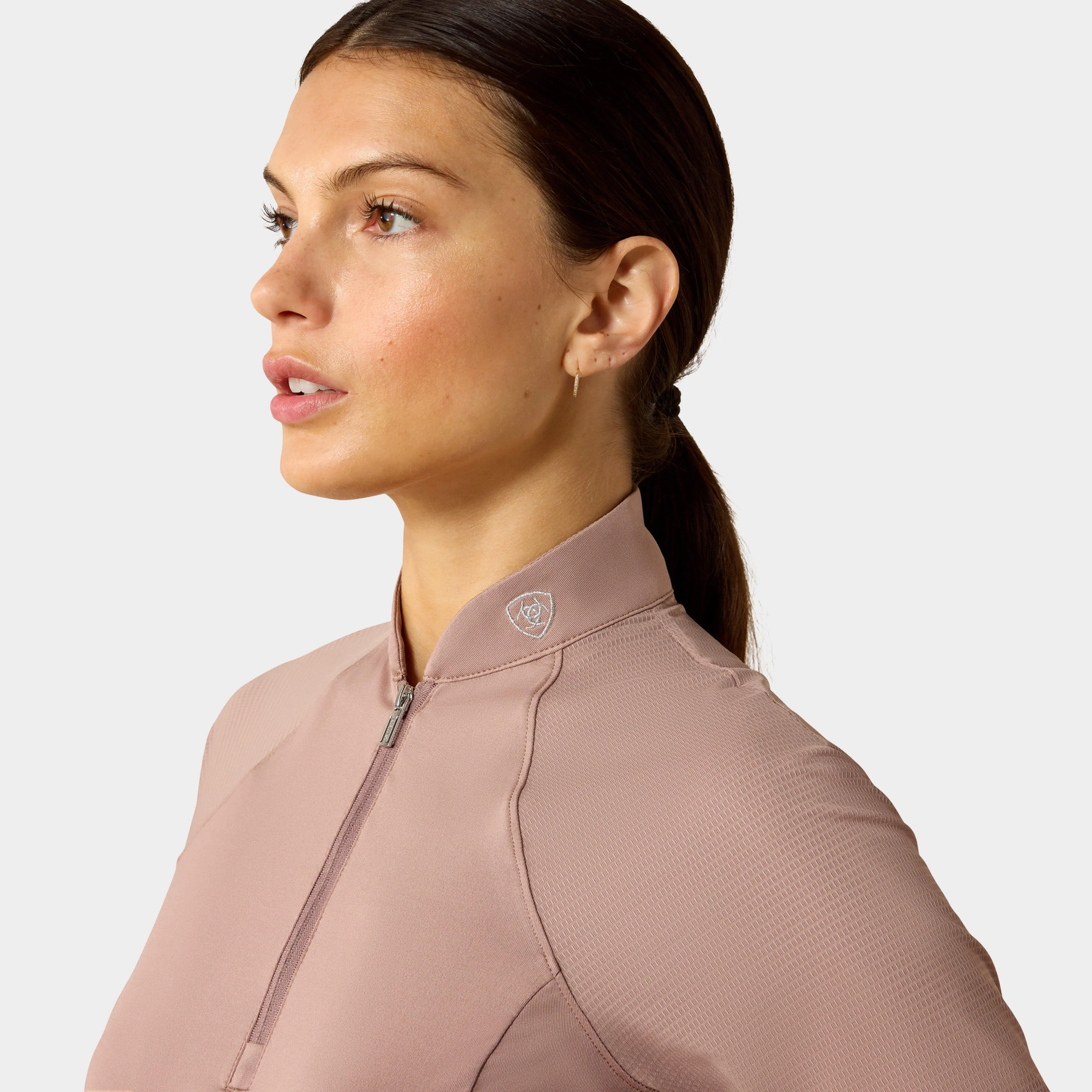 Women's Soquel ¼ Zip Short Sleeve Baselayer Antler - Image 5
