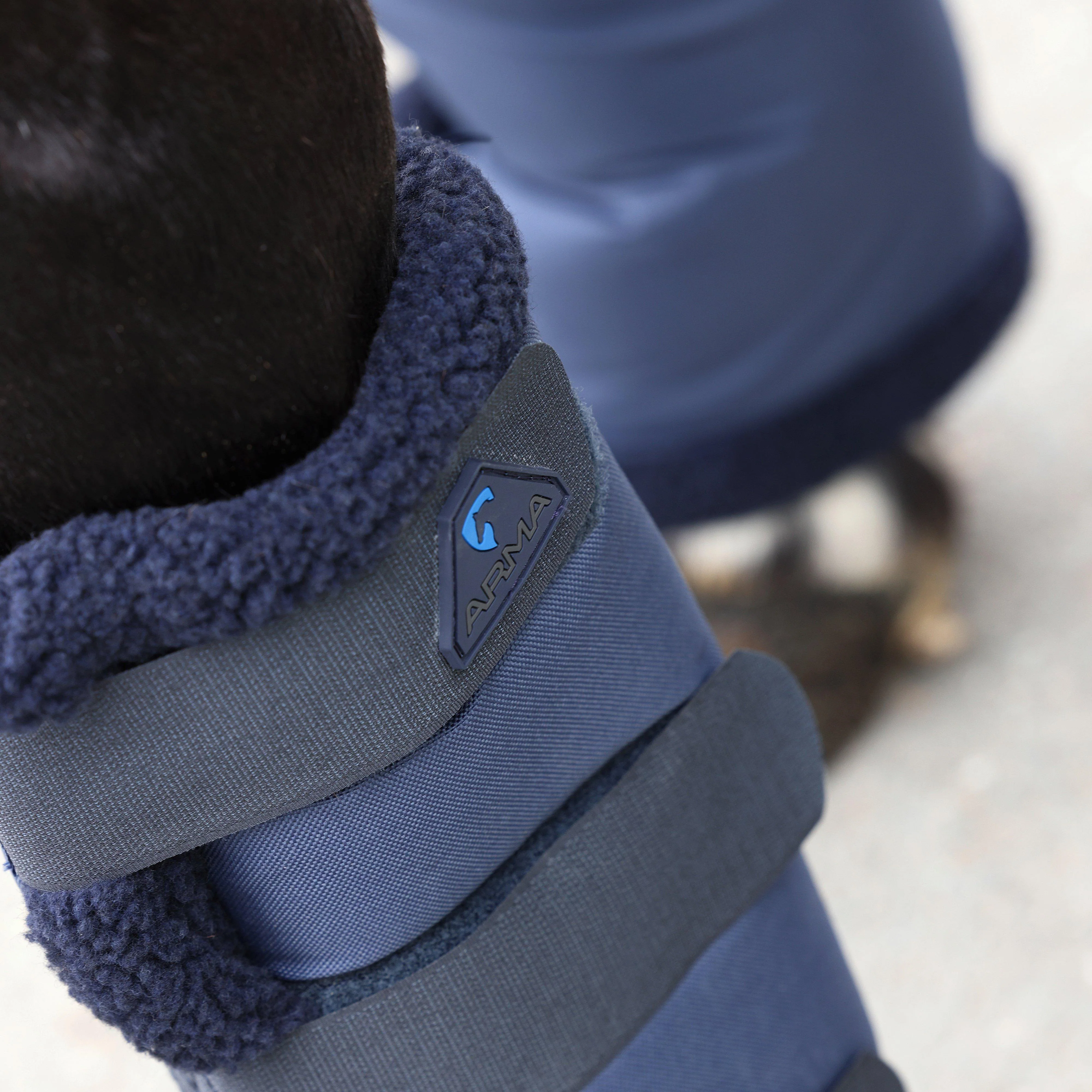 Comfort Short Travel Boots Navy - Image 4