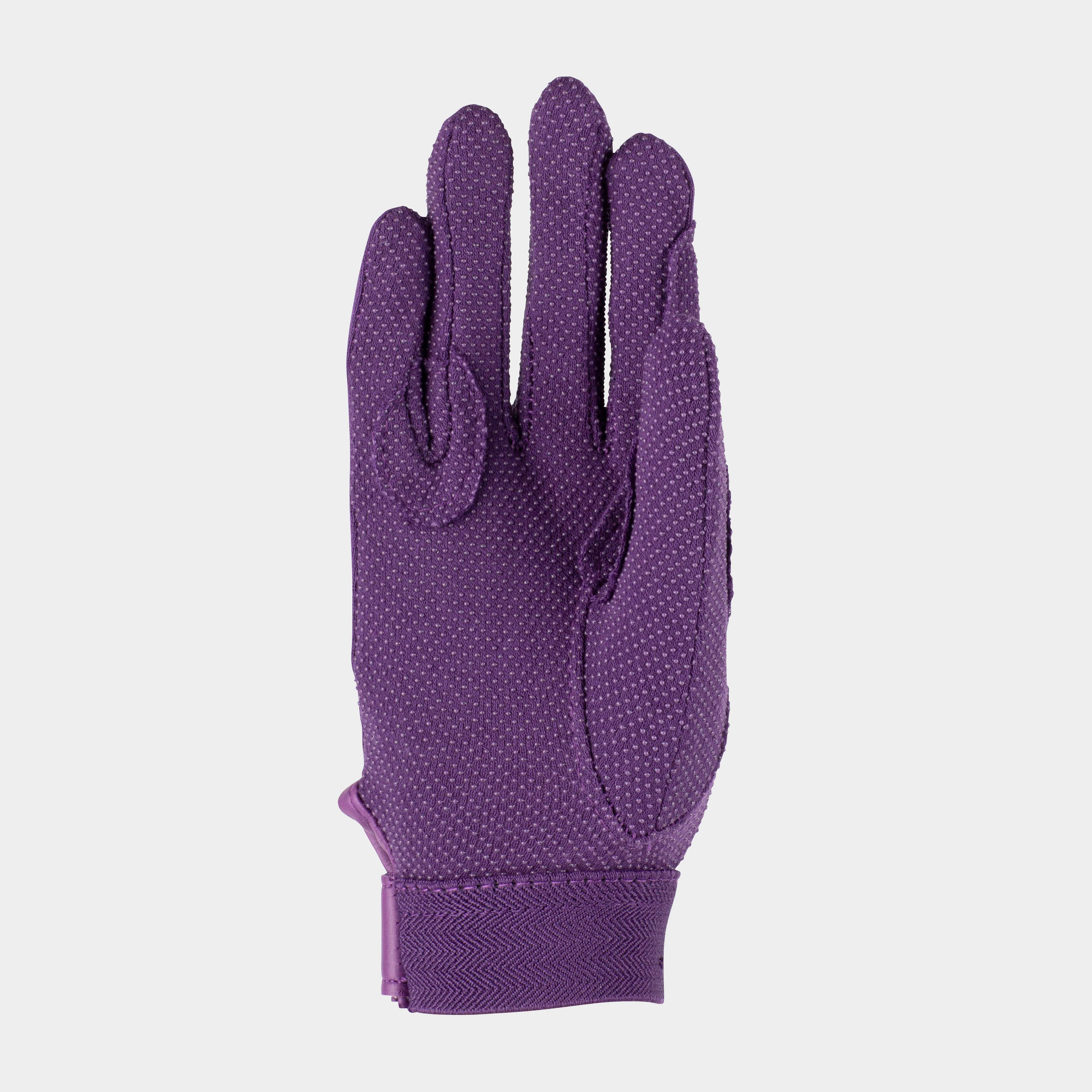 Adults Newbury Riding Gloves Purple - Image 2