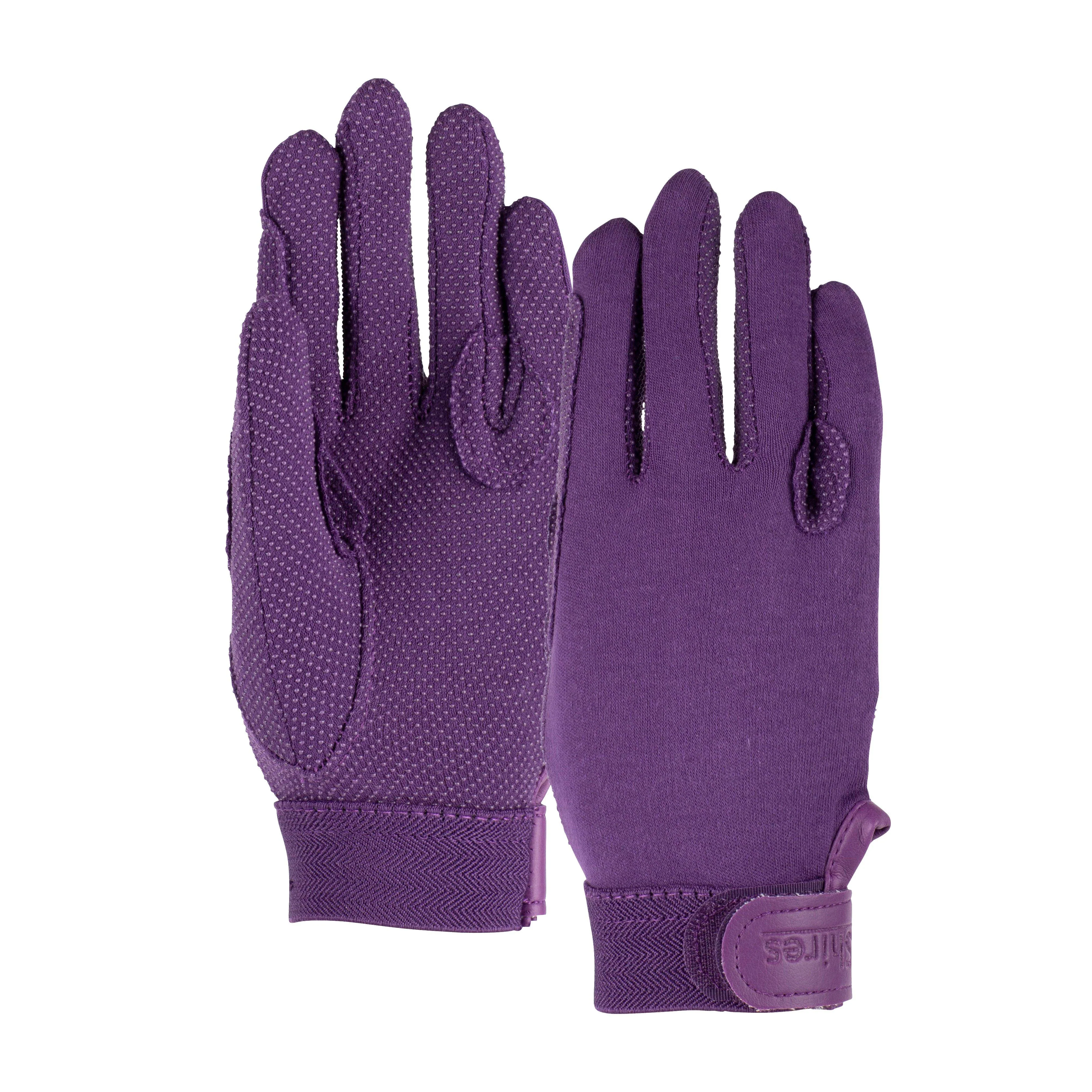 Adults Newbury Riding Gloves Purple - Image 5