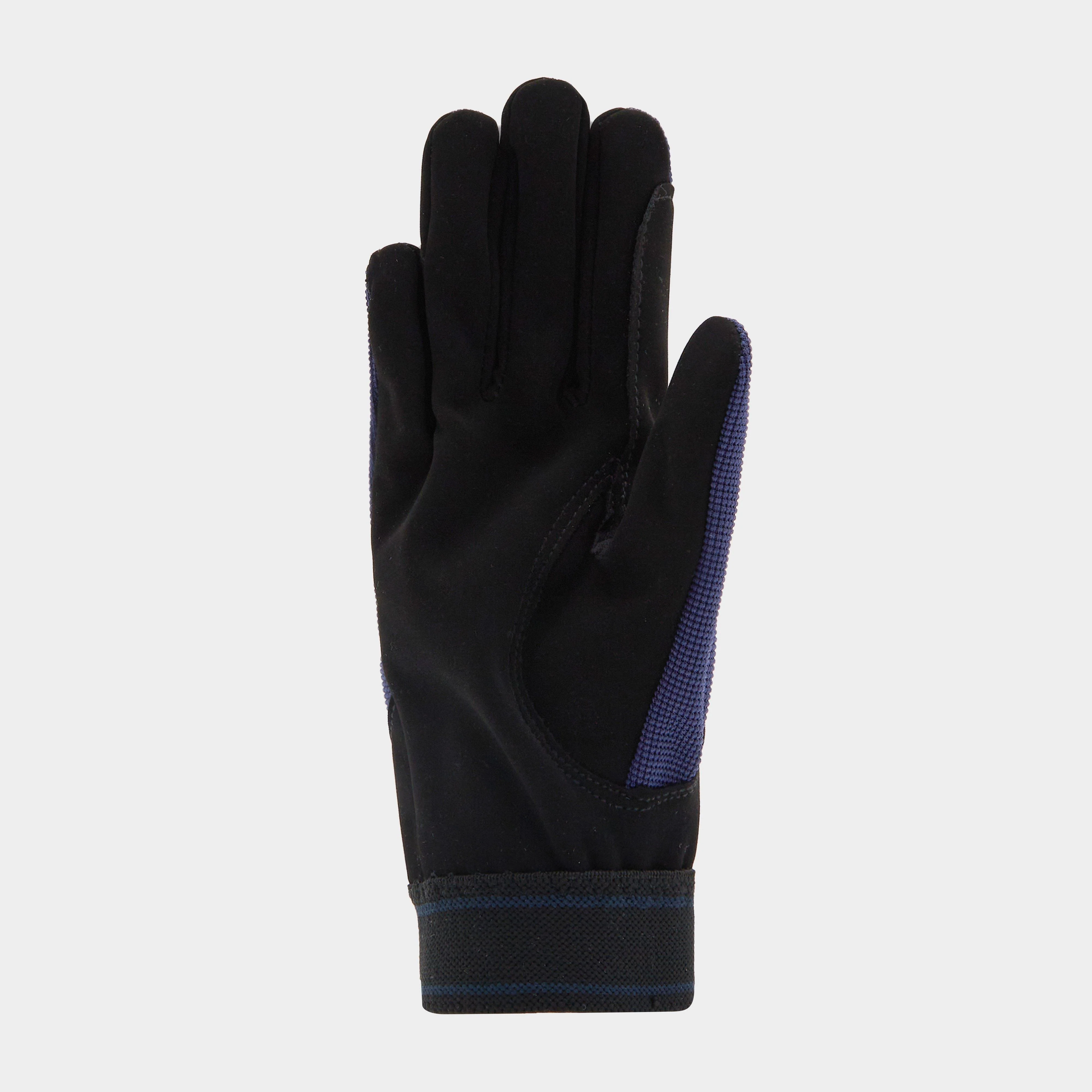 Kids’ Mesh Riding Gloves Navy - Image 2