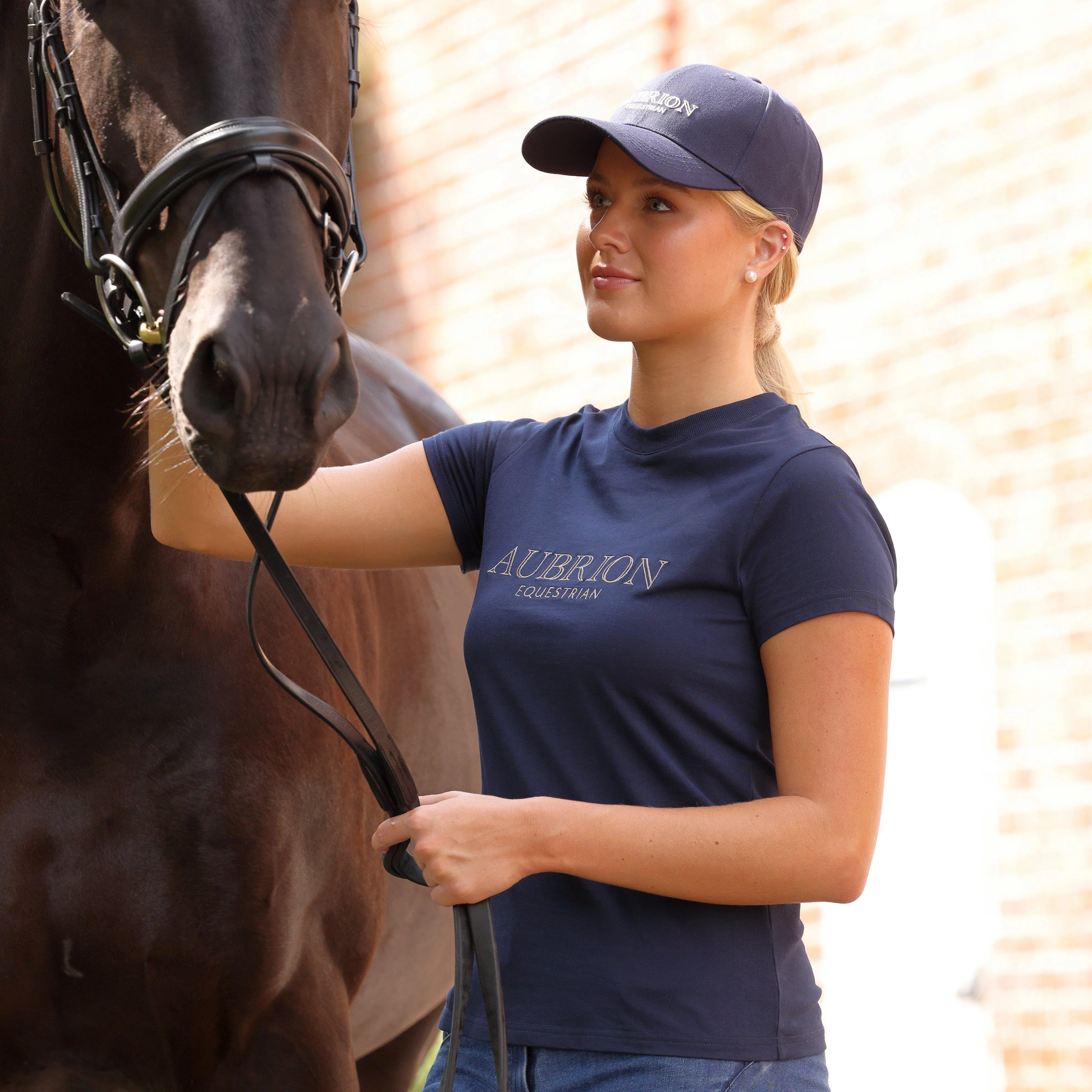 Women’s Equestrian T-Shirt Midnight - Image 6