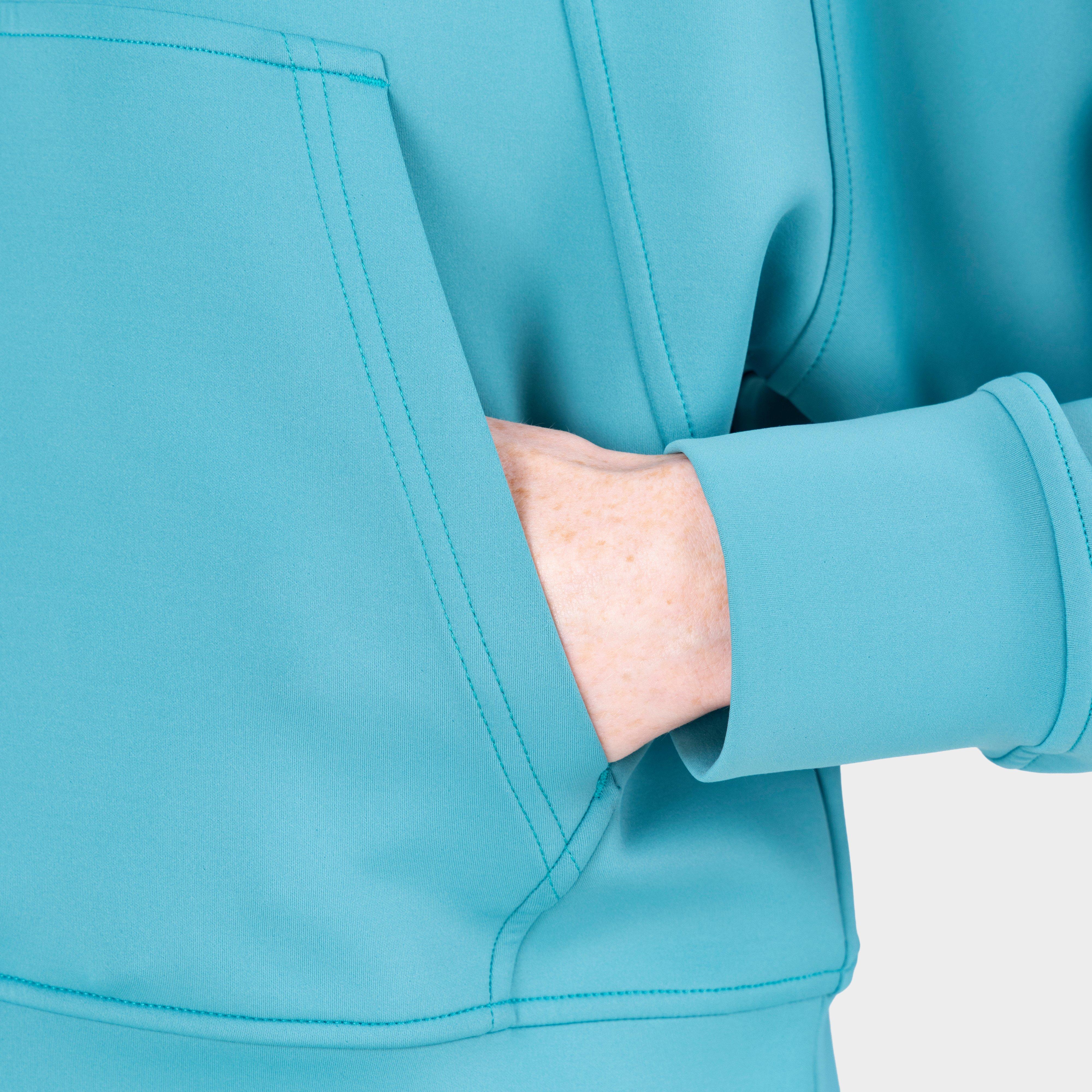 Women’s React Quarter Zip Hoodie Haze - Image 4