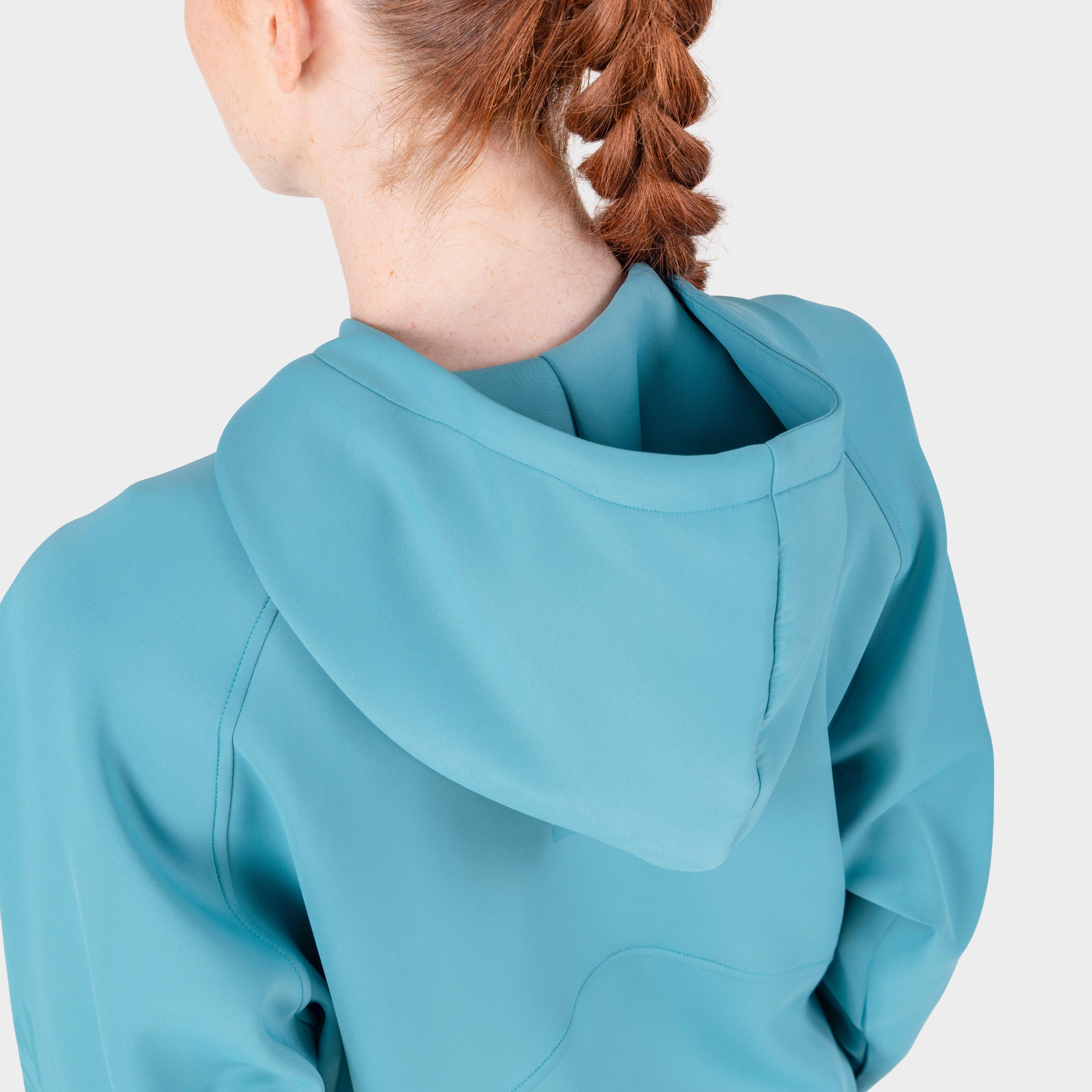 Women’s React Quarter Zip Hoodie Haze - Image 7