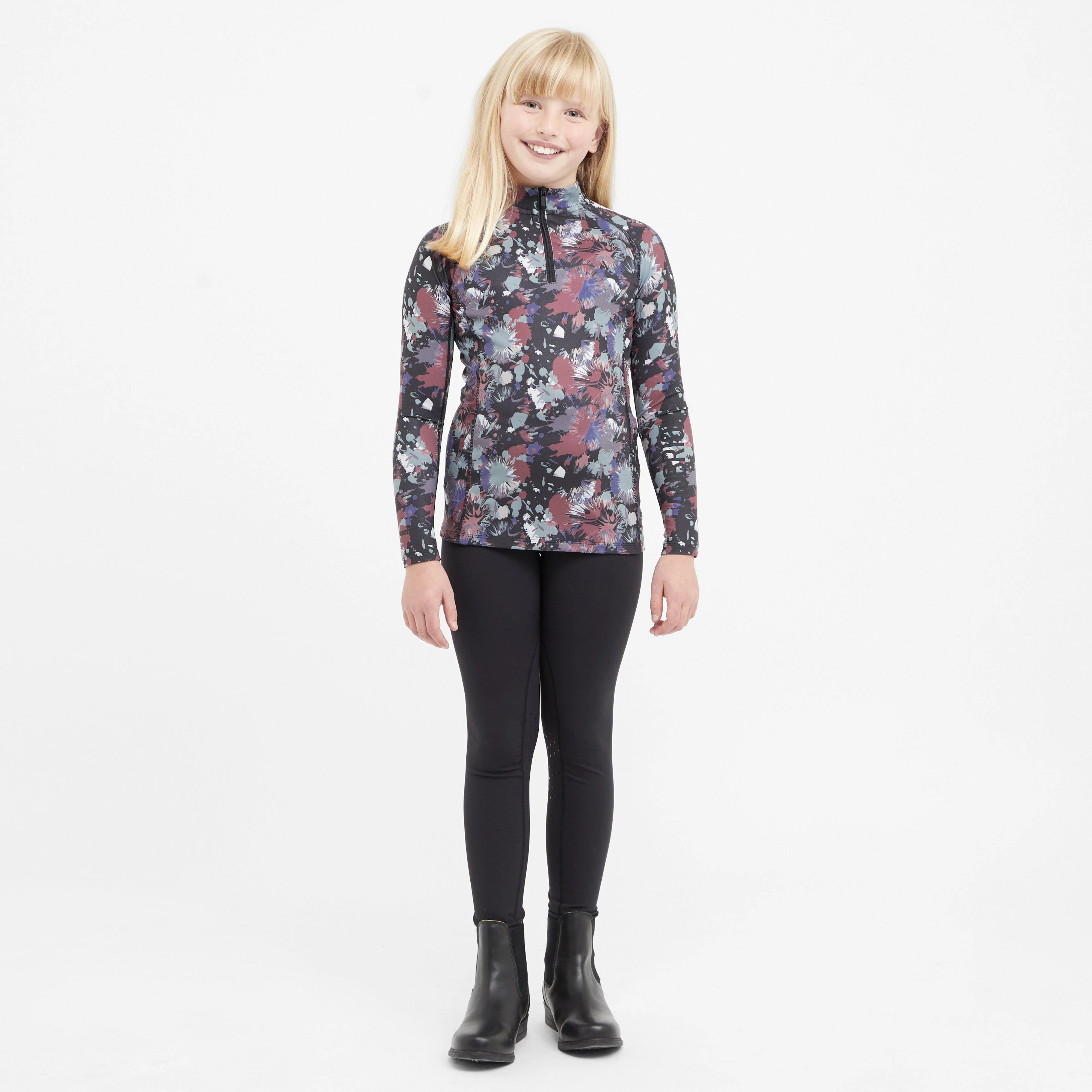 Young Rider React Long Sleeve Base Layer - Image 3