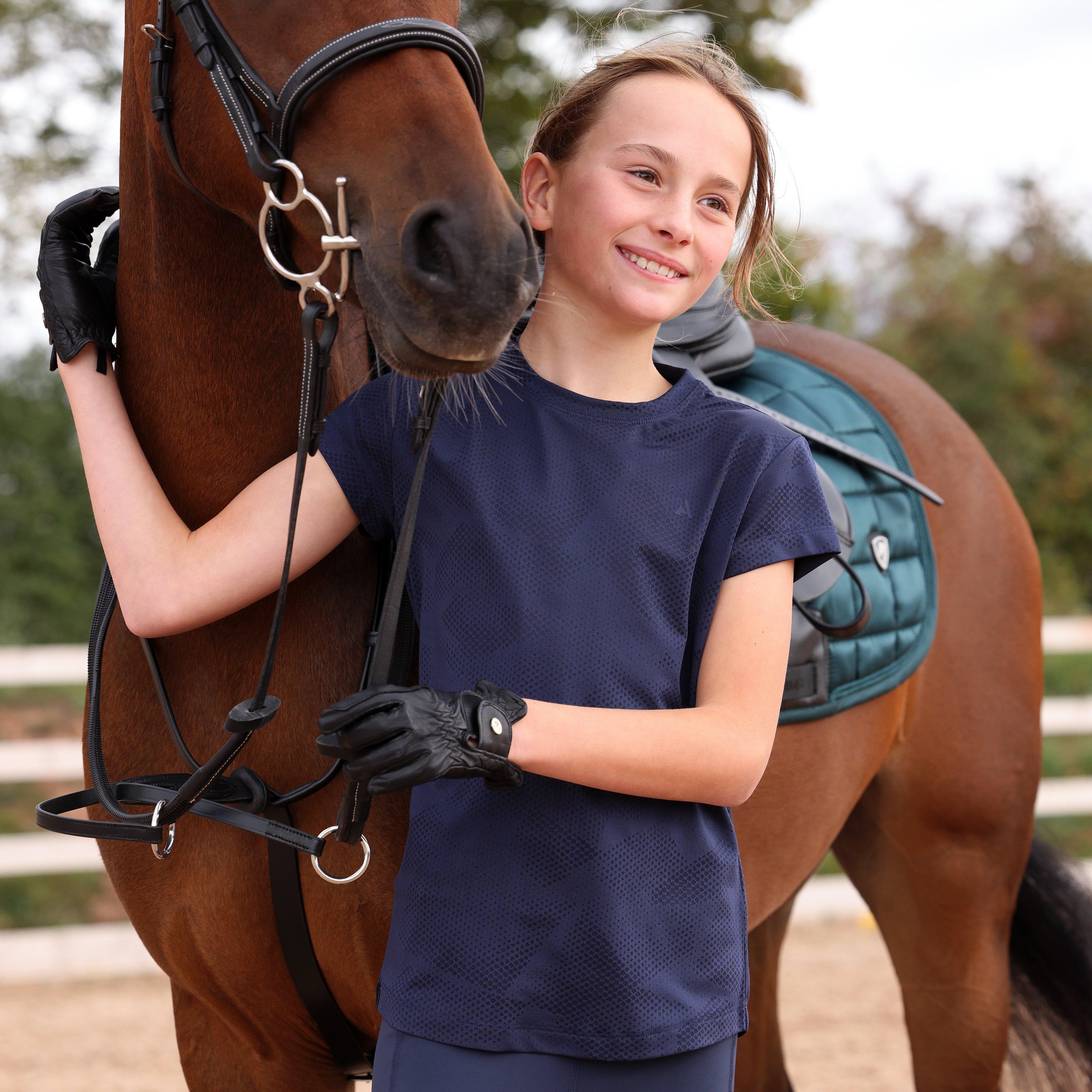 Young Rider React Tech T-Shirt Midnight - Image 5