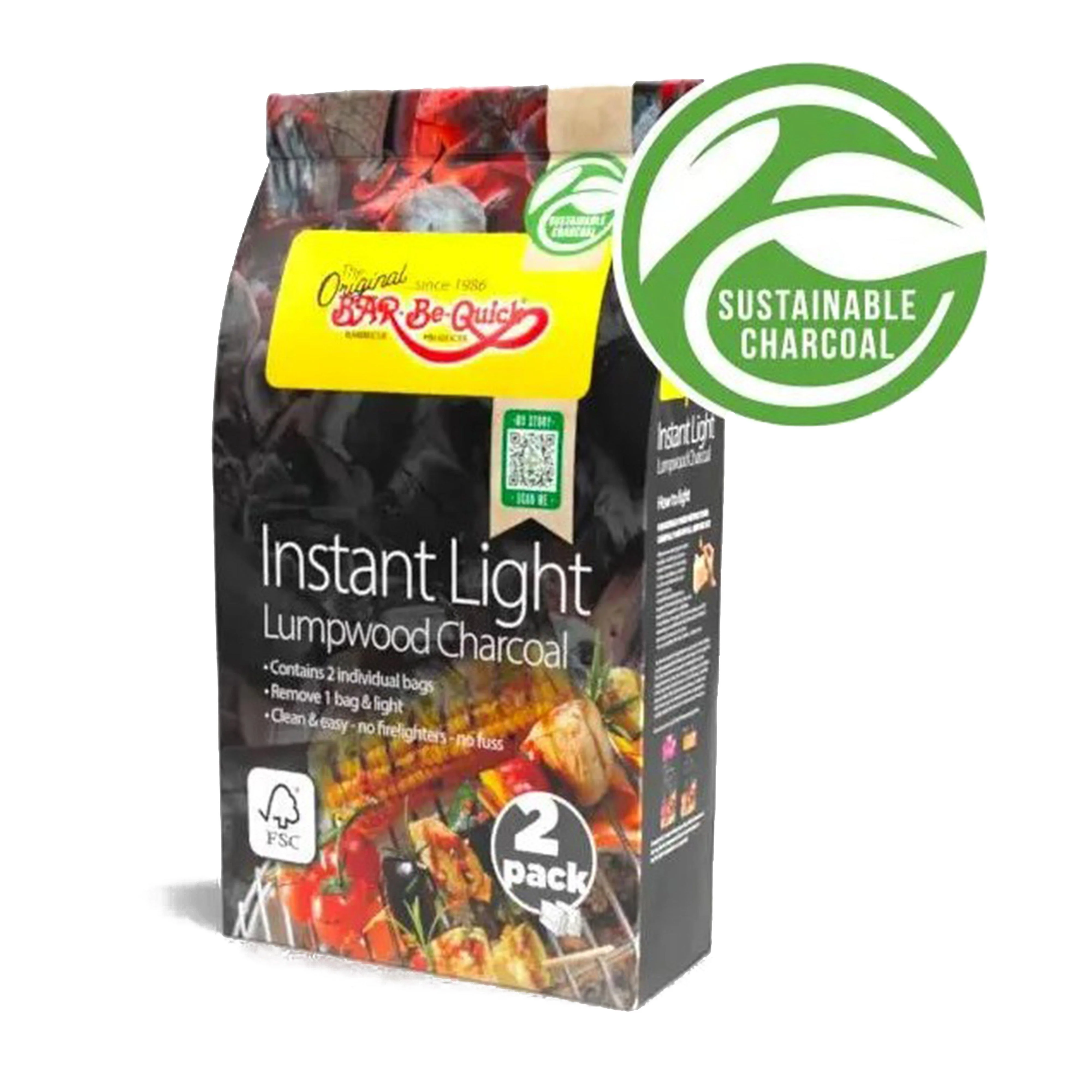 Instant Light Lumpwood Charcoal Twin Pack 2kg - Image 6