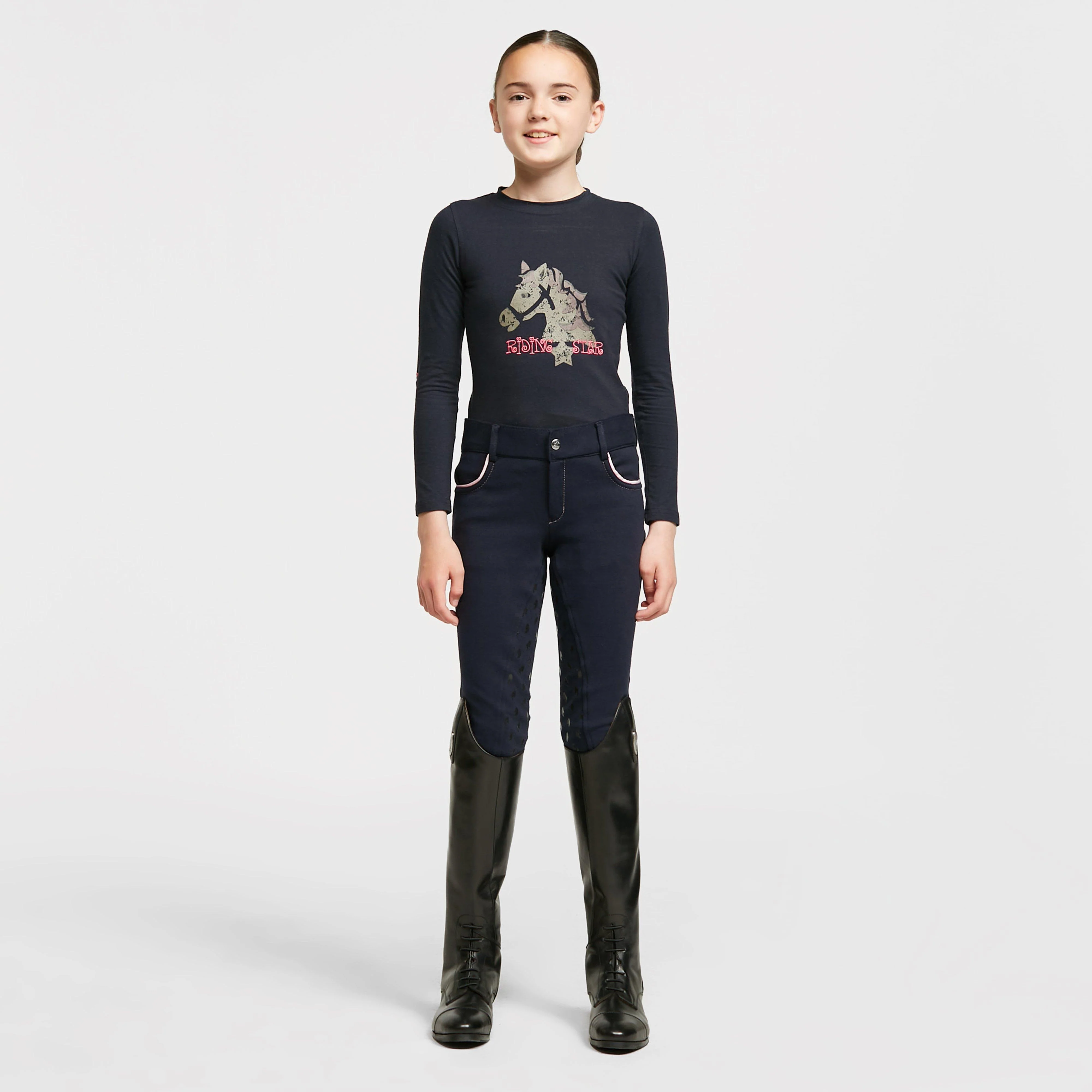 Kids’ Riding Star Long Sleeve Top - Image 3