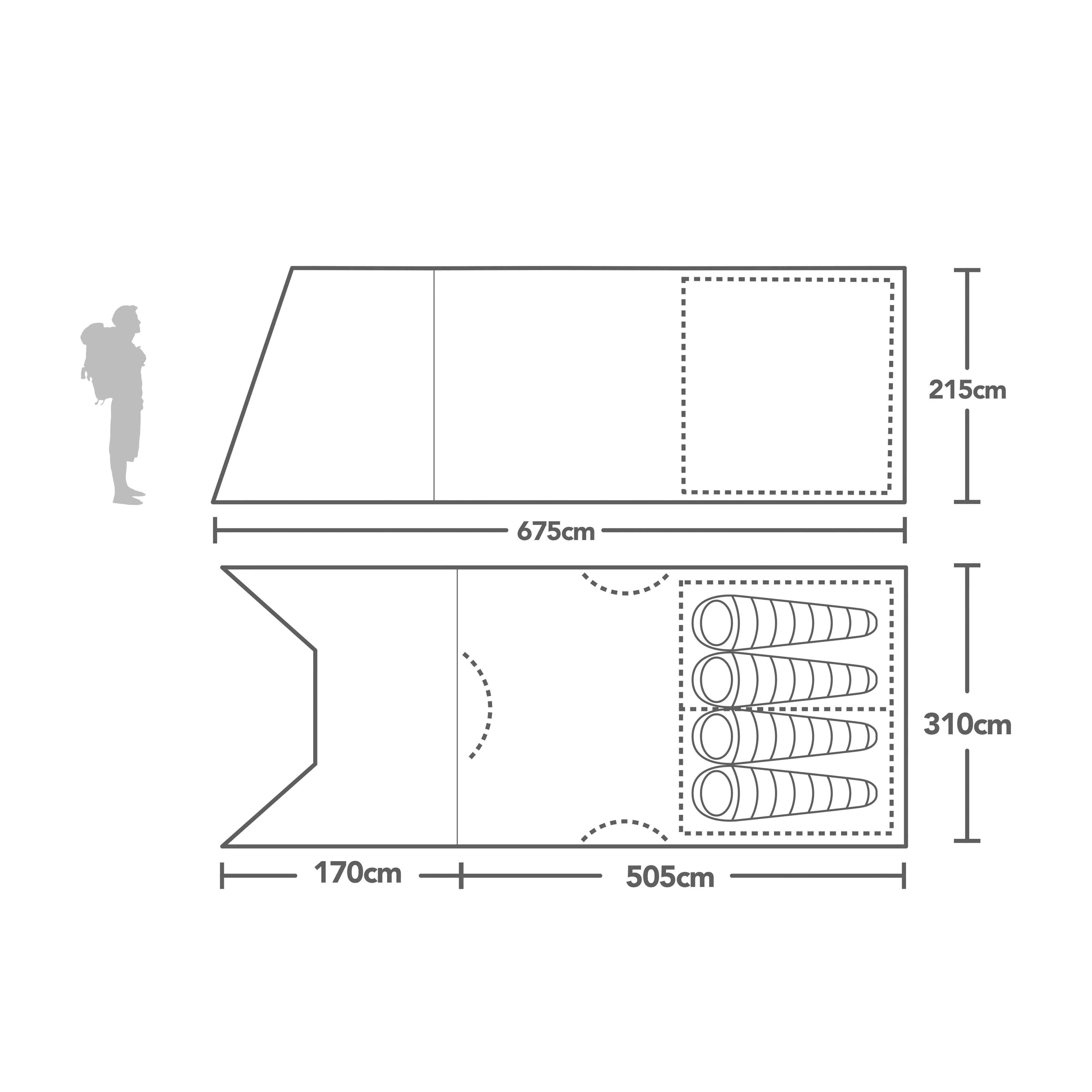 Air 400 XL Nightfall® Limited Edition Tent - Image 2