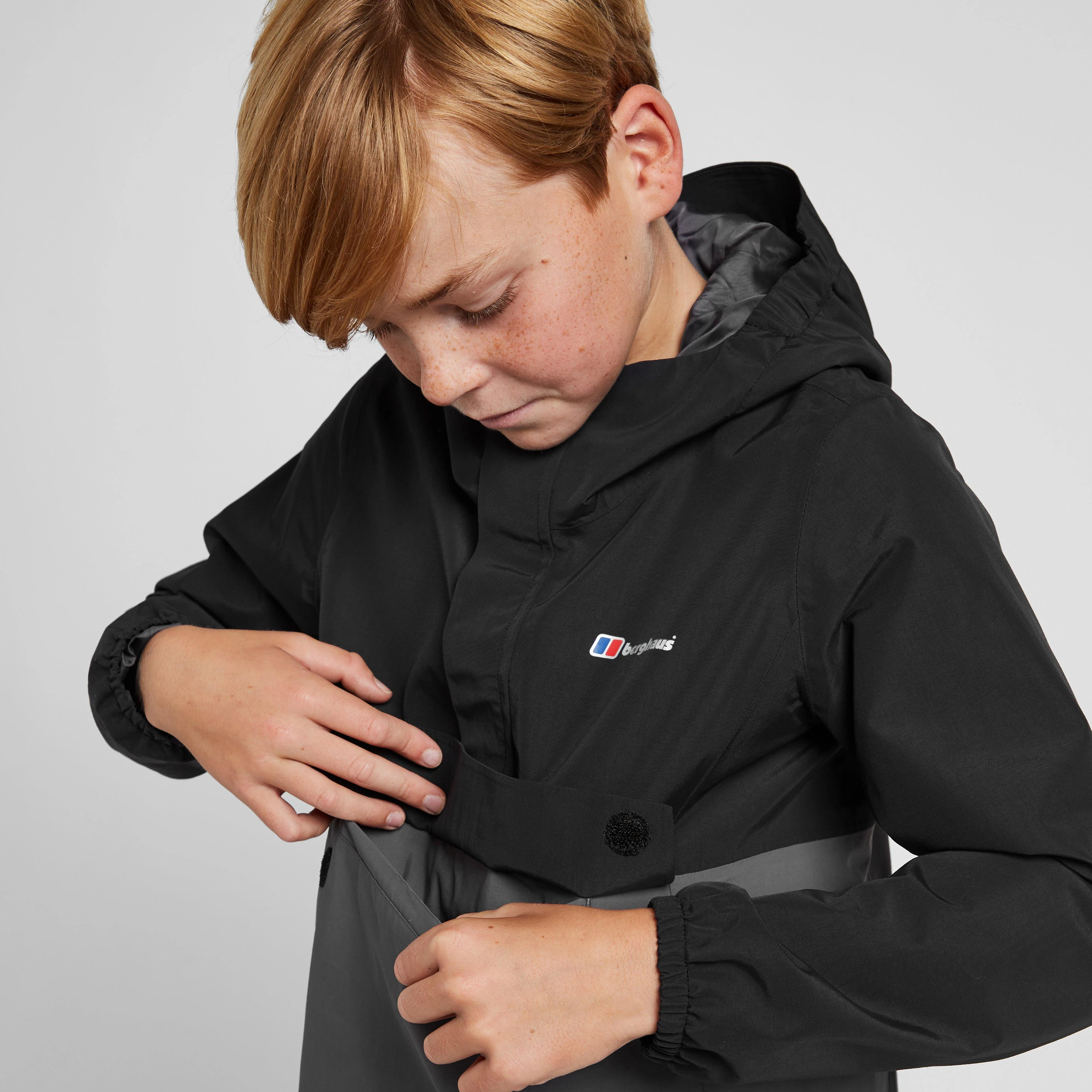 Kids' Over The Head Smock Waterproof Jacket - Image 7