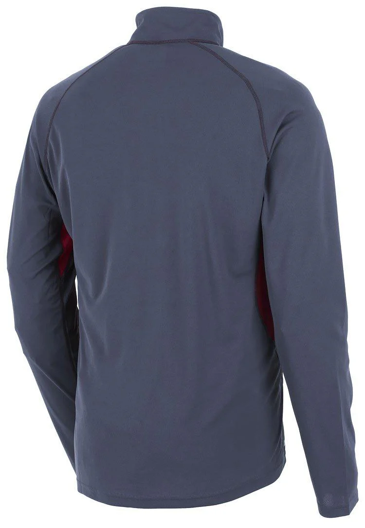 Men's Tech Tee LS Zip Neck - Image 2