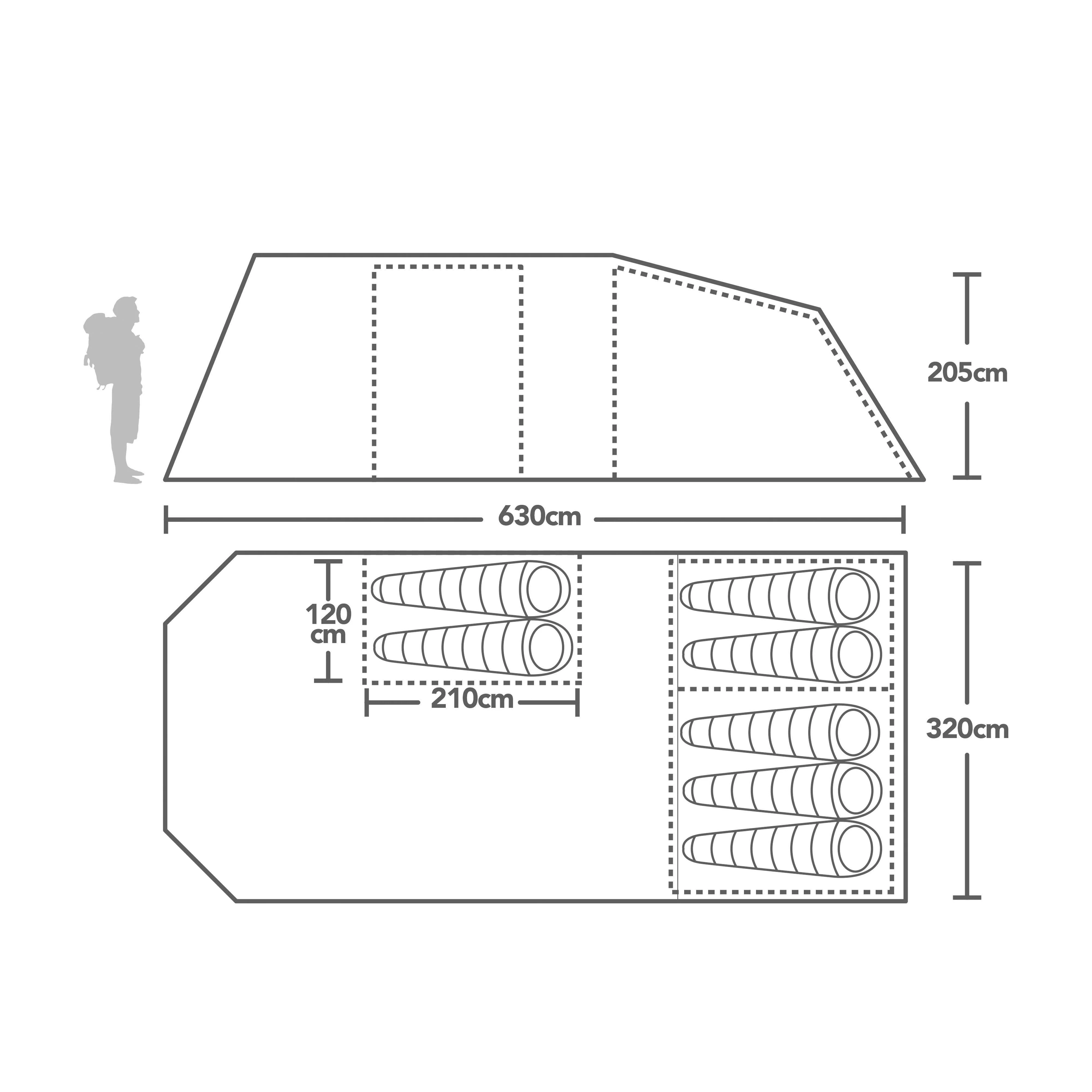Refurbished Adhara 700XL Nightfall® Air Tent - Image 2