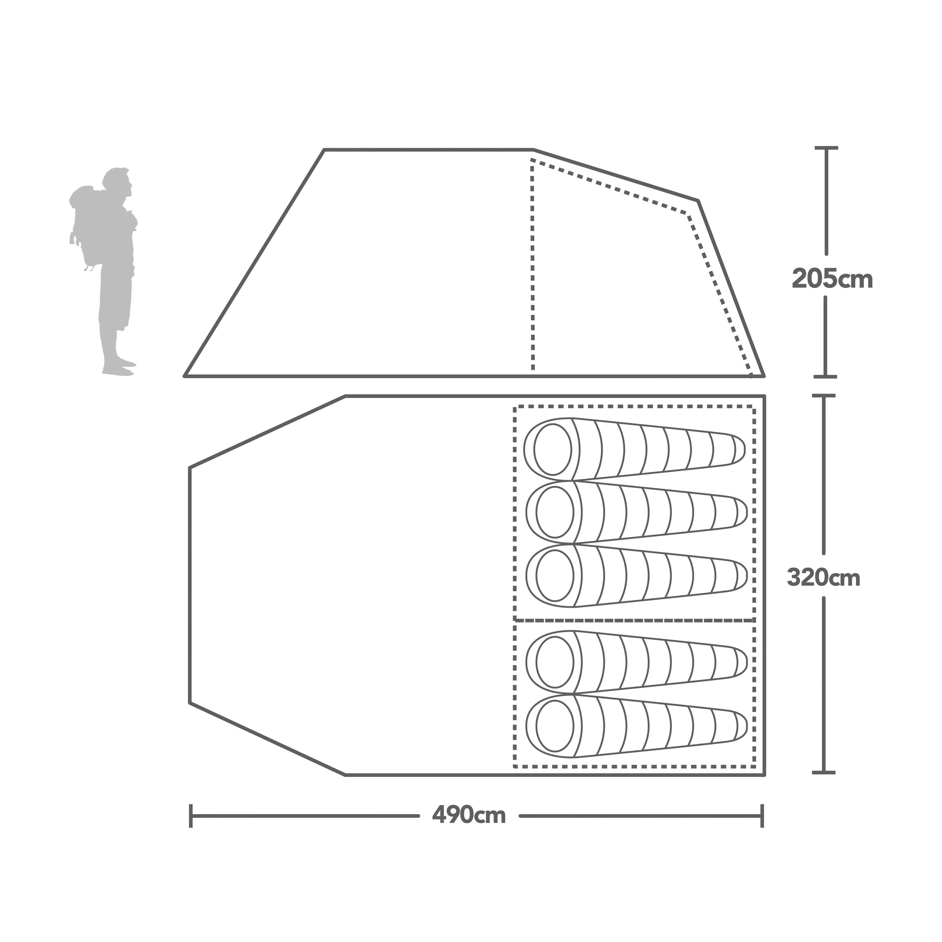 Refurbished Adhara Air 500 Nightfall® Tent - Image 2
