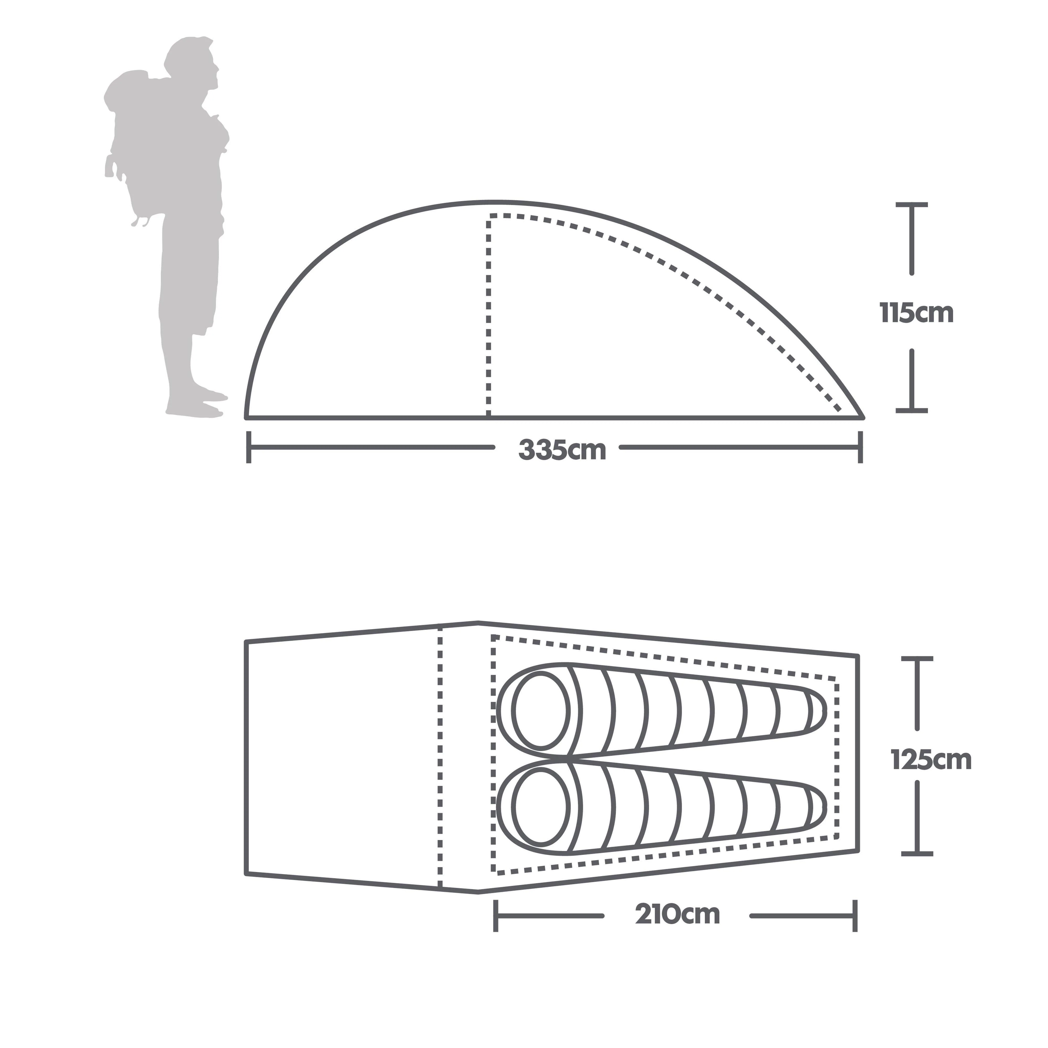 Refurbished Berghaus Cairngorm 2 Tent - Image 2