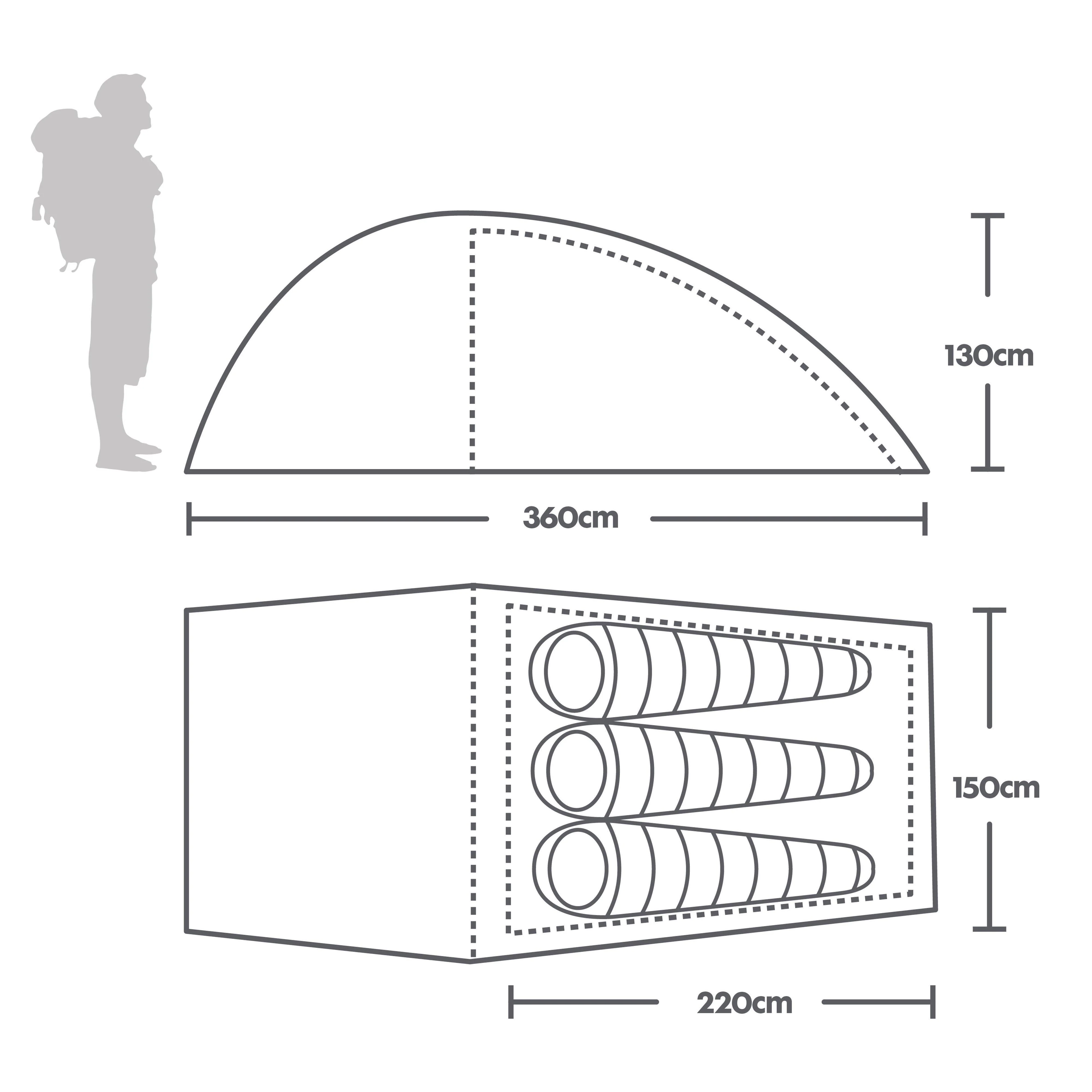 Refurbished Cairngorm 3 Tent - Image 2