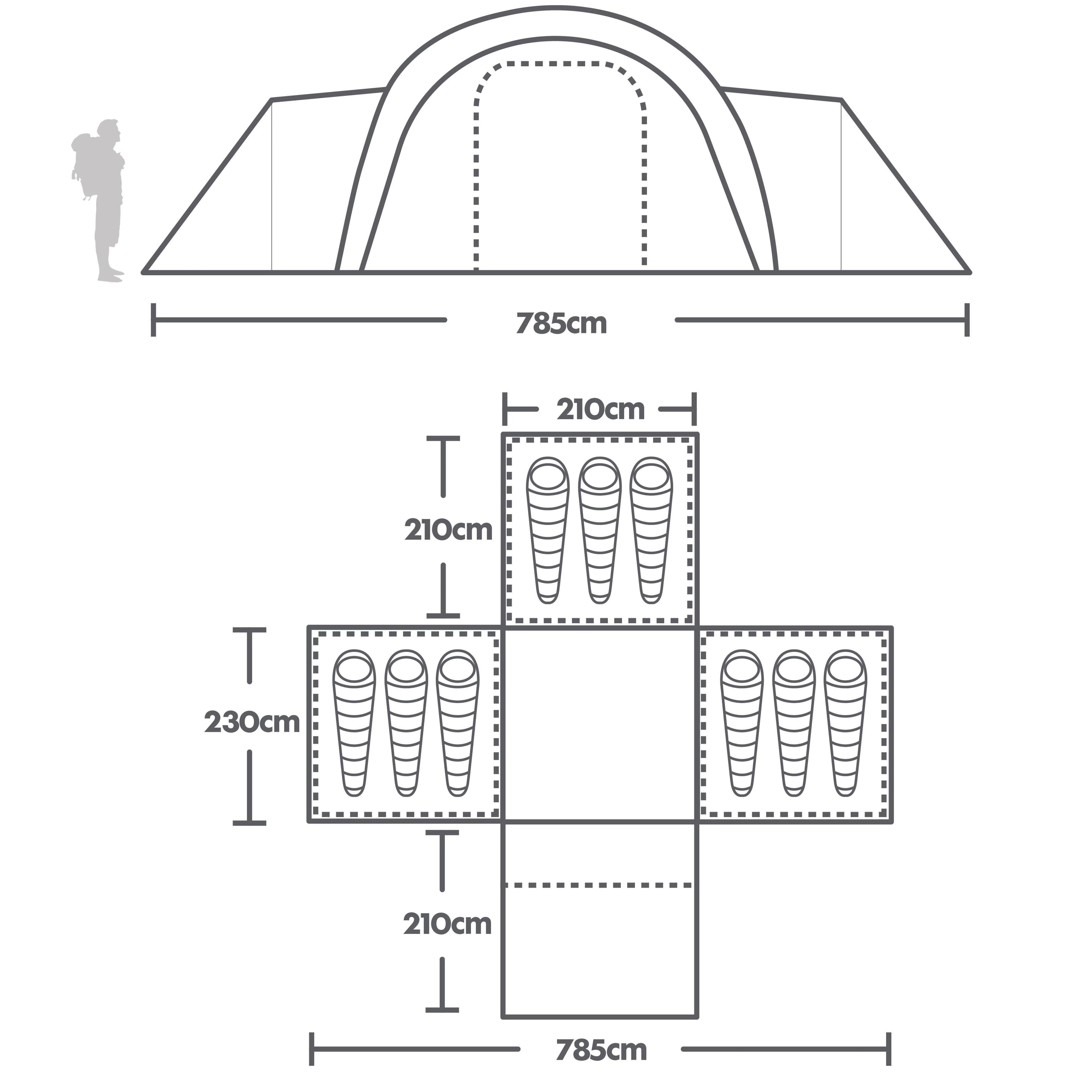 Refurbished Kepler 9 Nightfall Air Tent - Image 2