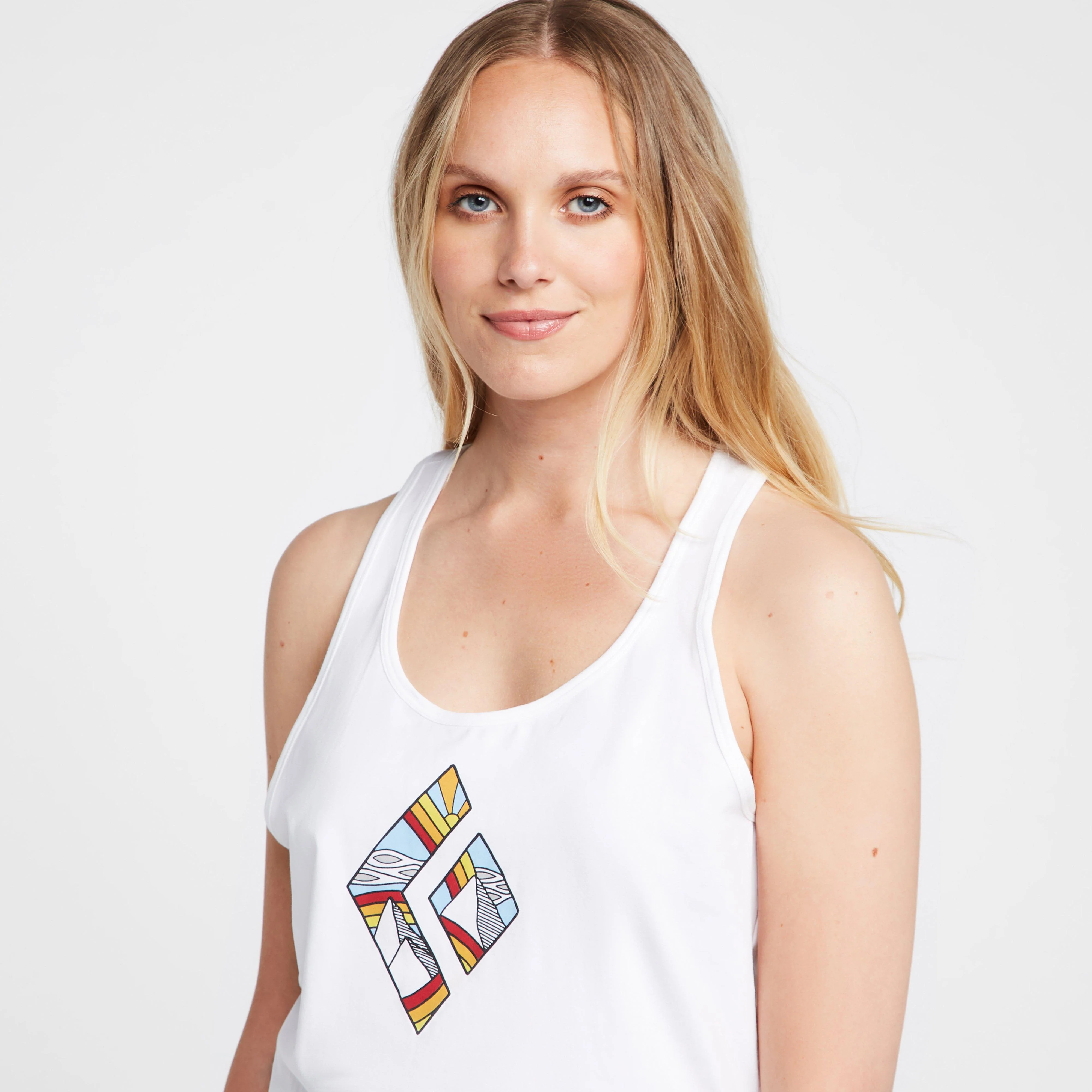 Women’s Rainbow Diamond Tank Top - Image 4