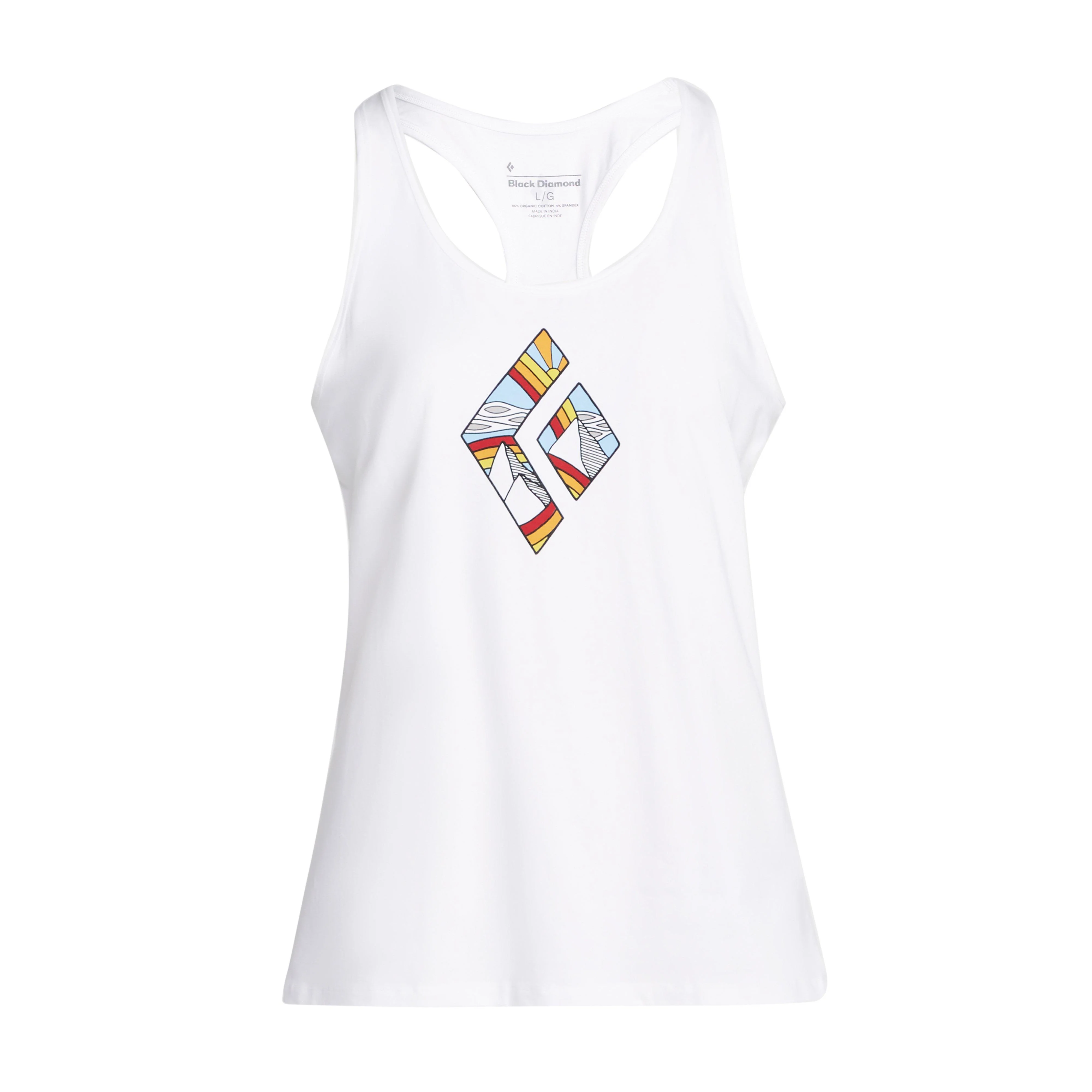 Women’s Rainbow Diamond Tank Top - Image 6