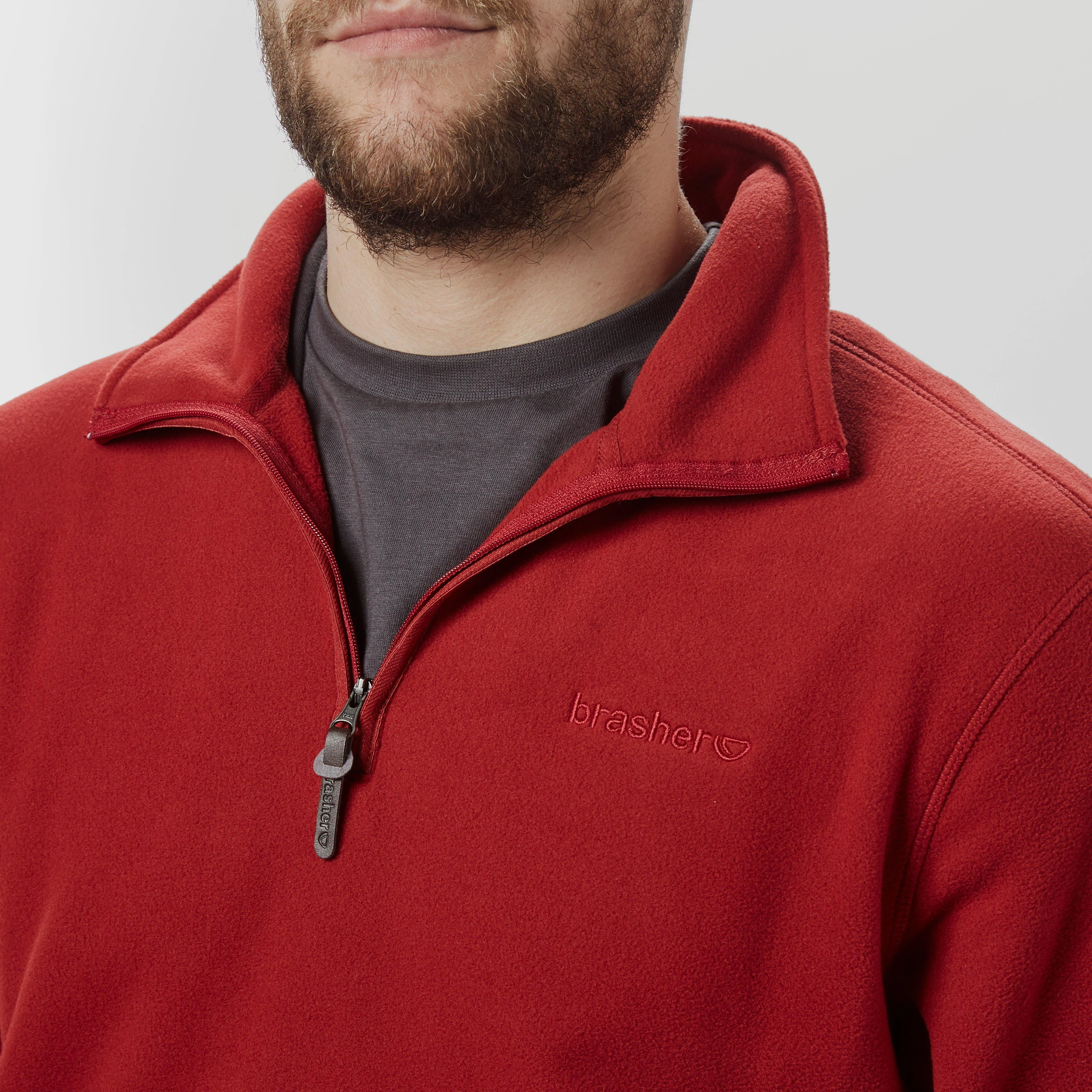 Men's Bleaberry Half Zip Fleece - Image 4