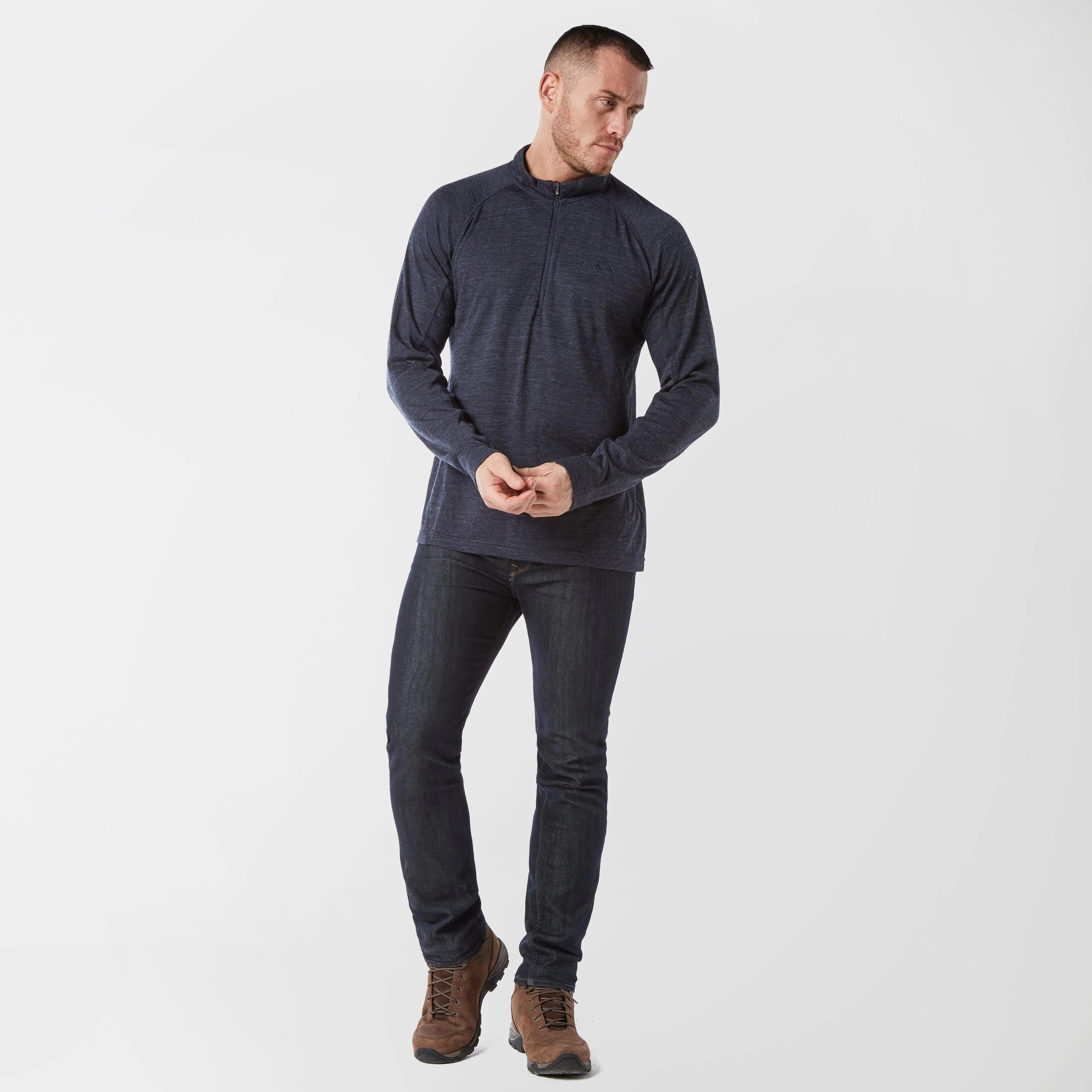 Men's Half Zip Merino Baselayer - Image 3