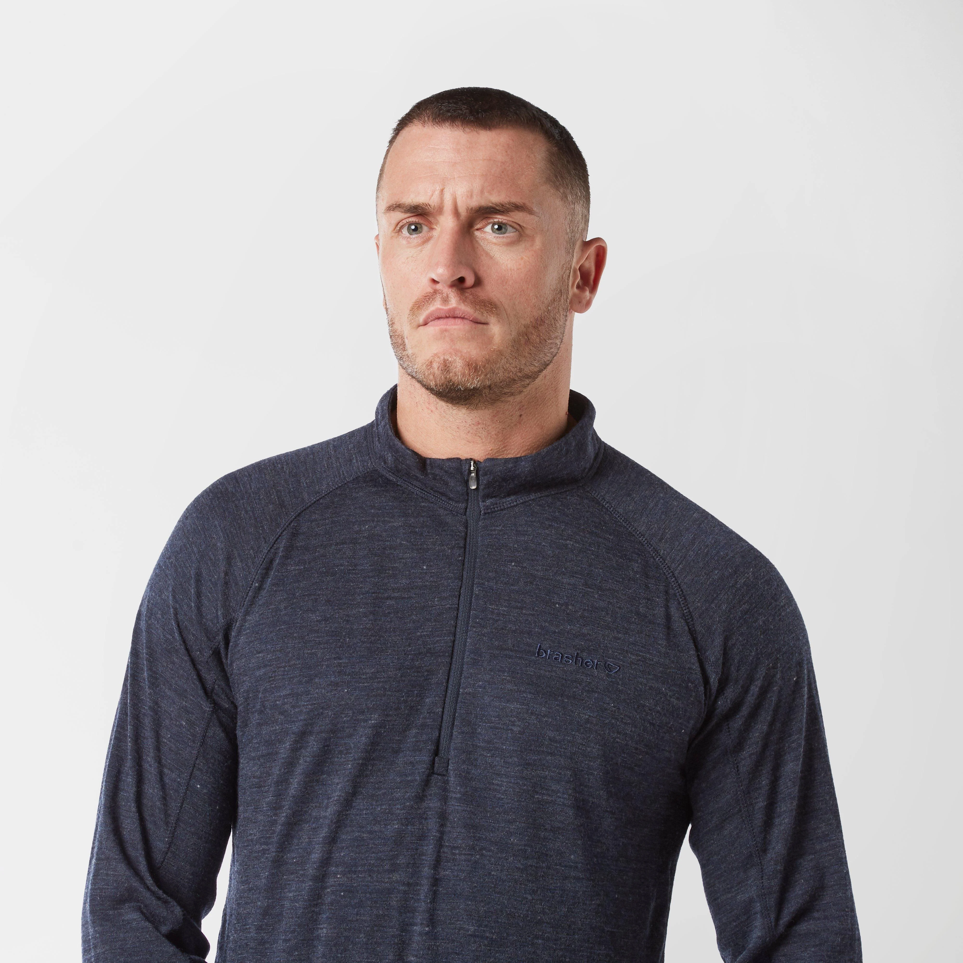 Men's Half Zip Merino Baselayer - Image 4