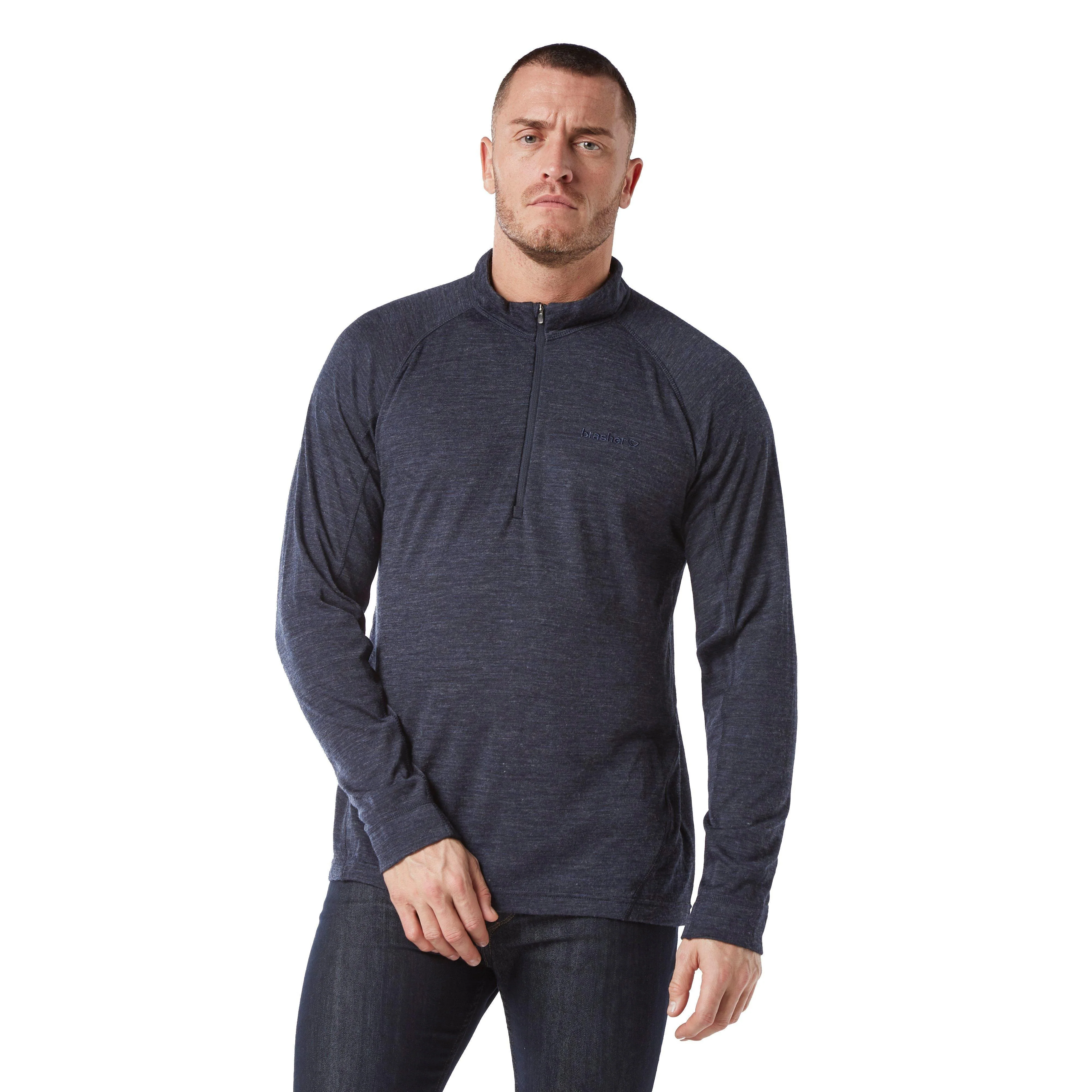 Men's Half Zip Merino Baselayer - Image 5