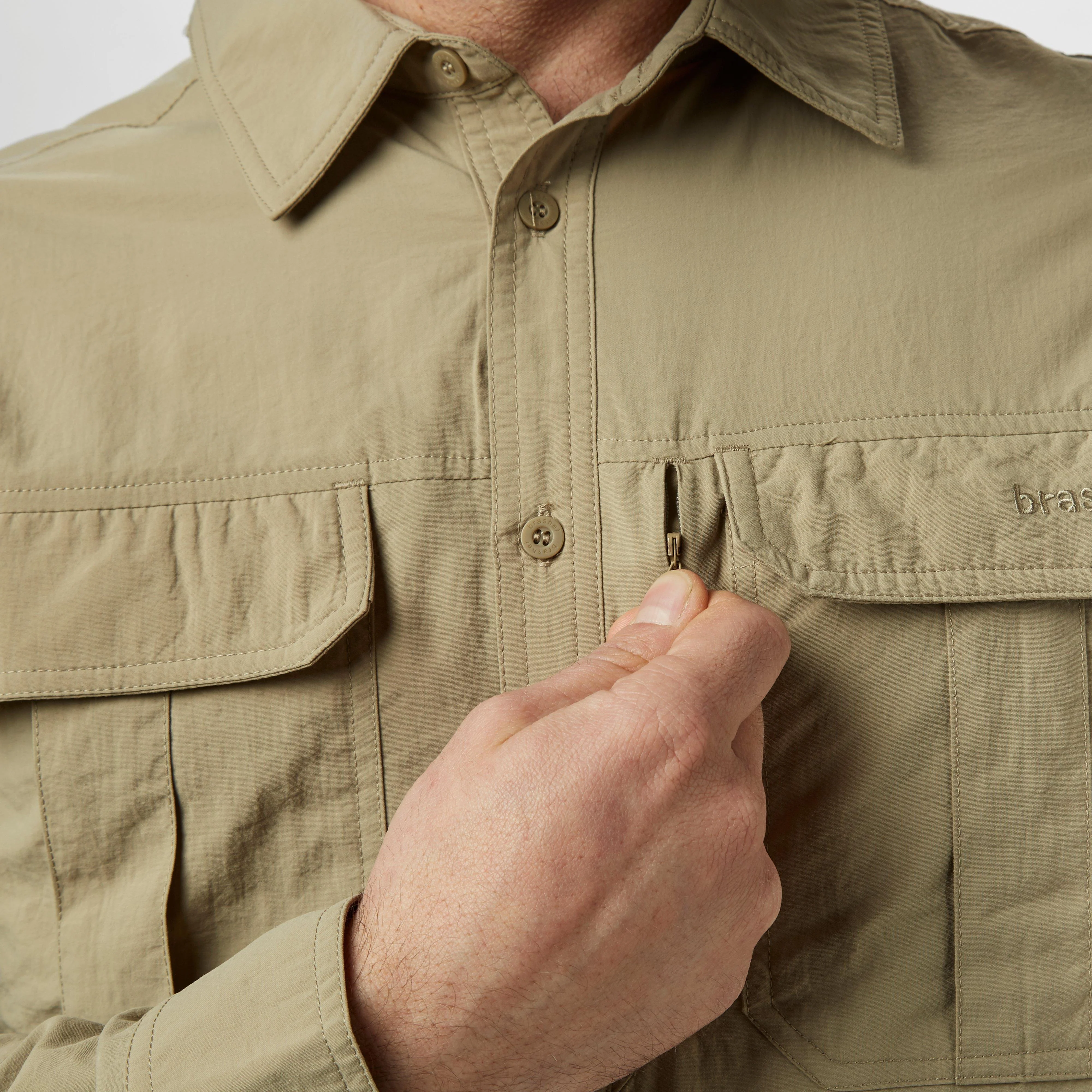 Men’s Long Sleeve Travel Shirt - Image 5
