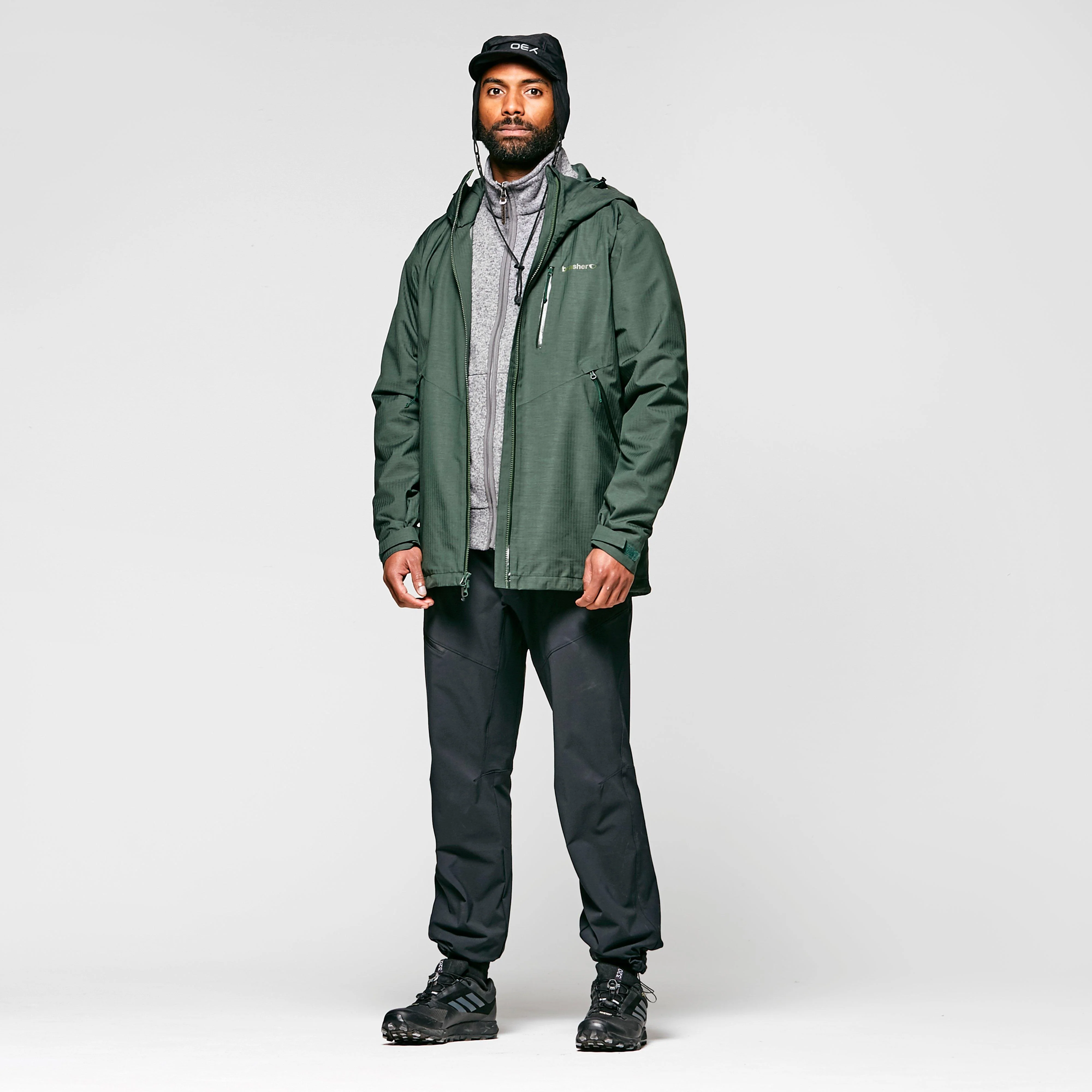 Men's Textured Waterproof Jacket - Image 3