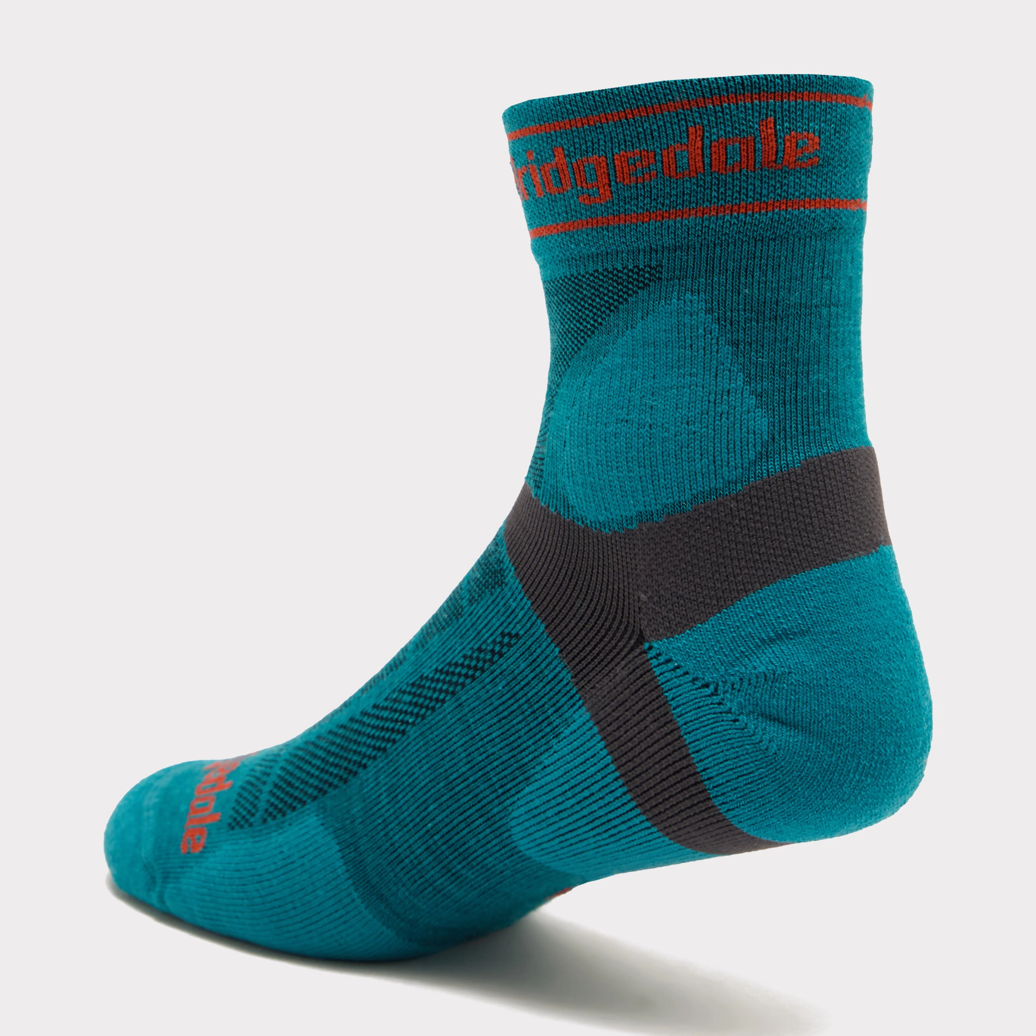 Men's Trail Run Ultra Light Merino Sport 3/4 Crew - Image 2