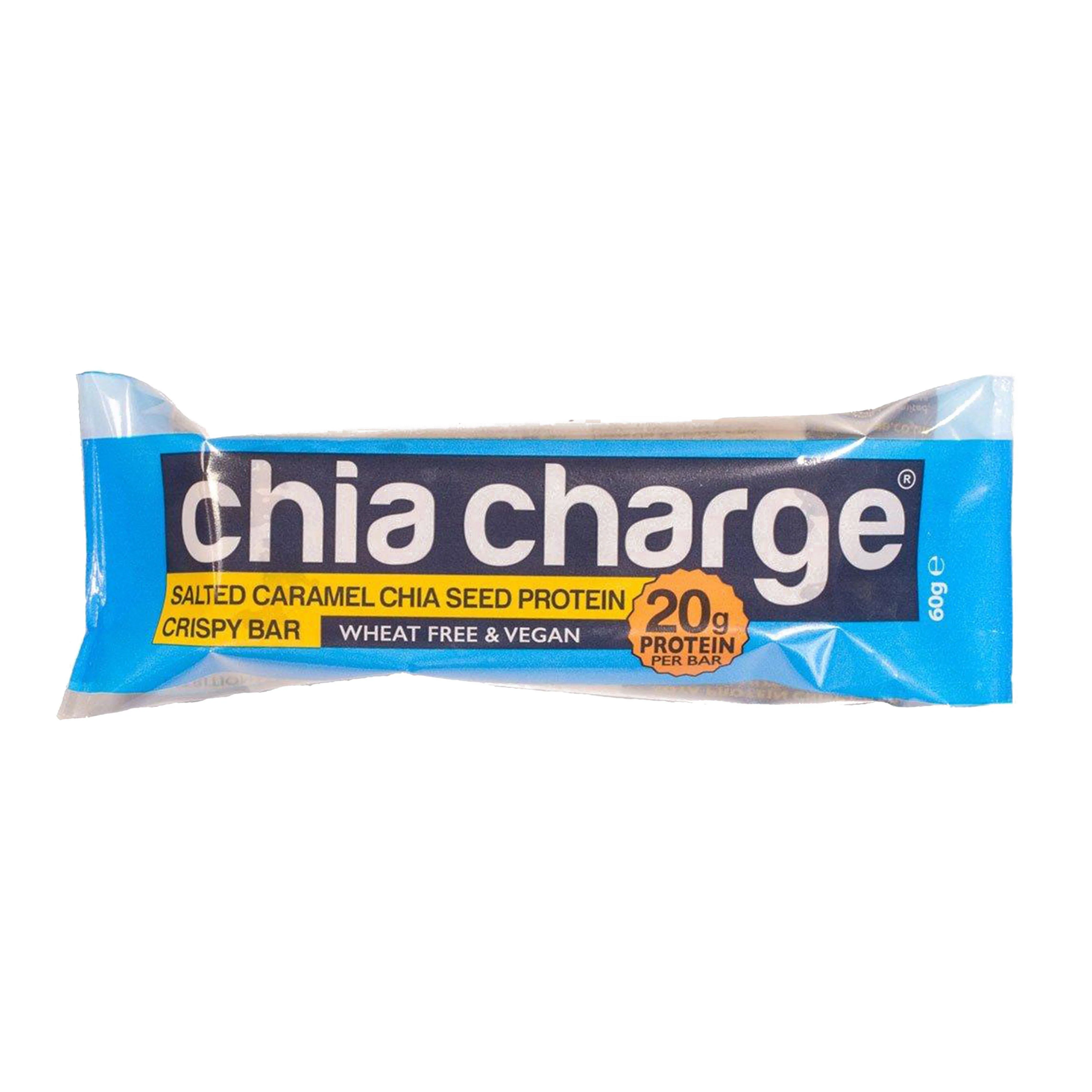Salted Caramel Chia Seed Protein Crispy Bar 60g - Image 3