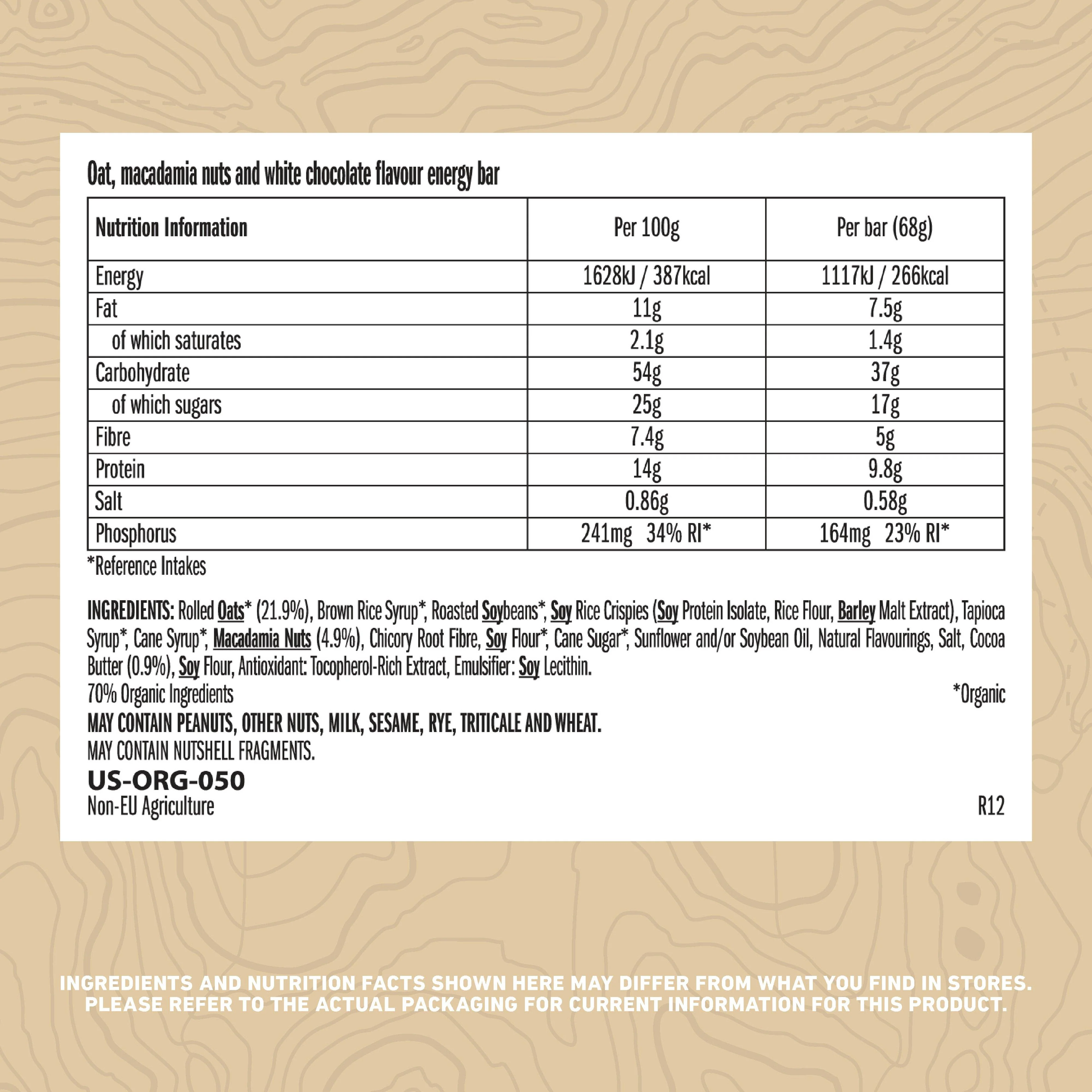 White Chocolate Macadamia Energy Bar - Image 5