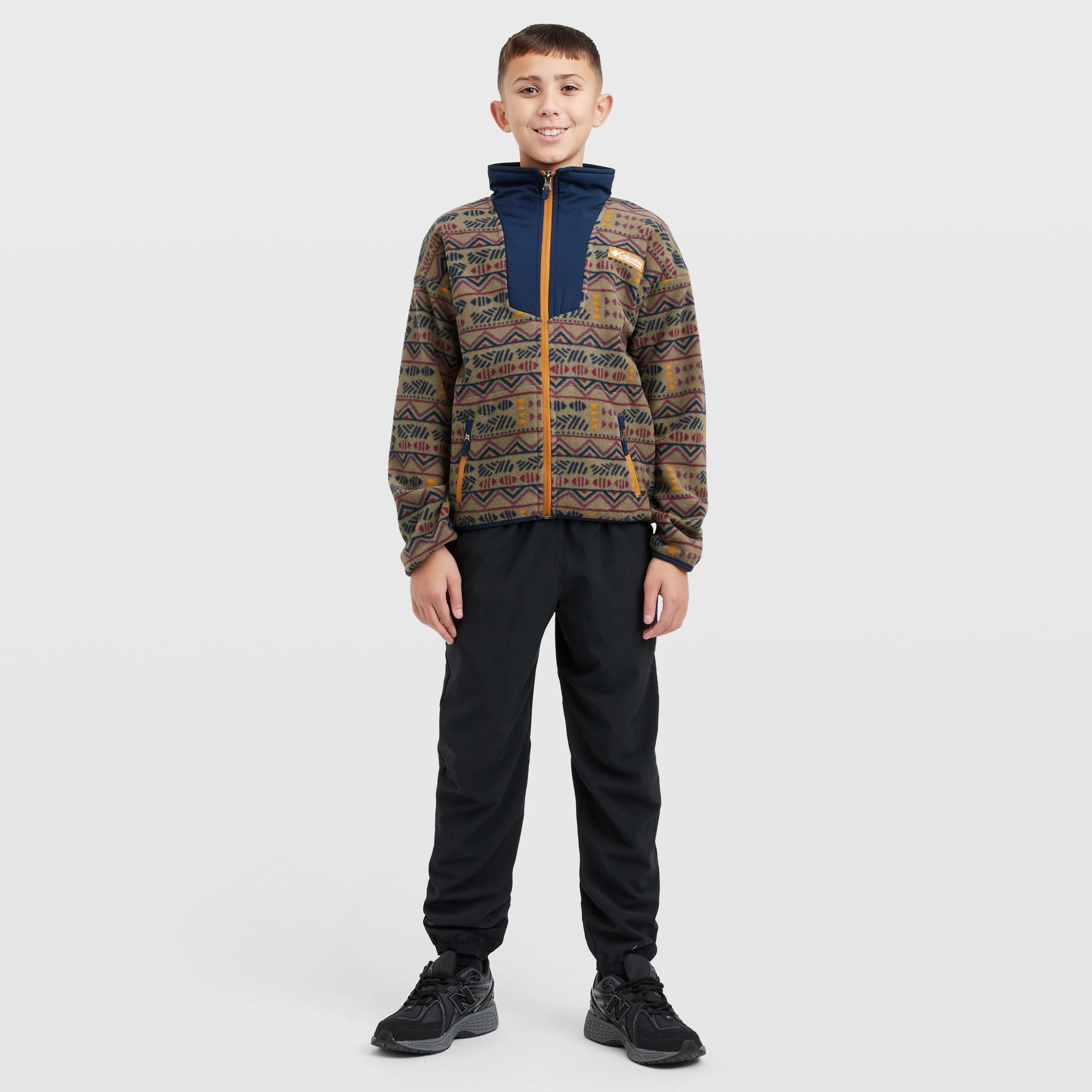 Kids' Sequoia Aztec Full Zip Fleece - Image 3