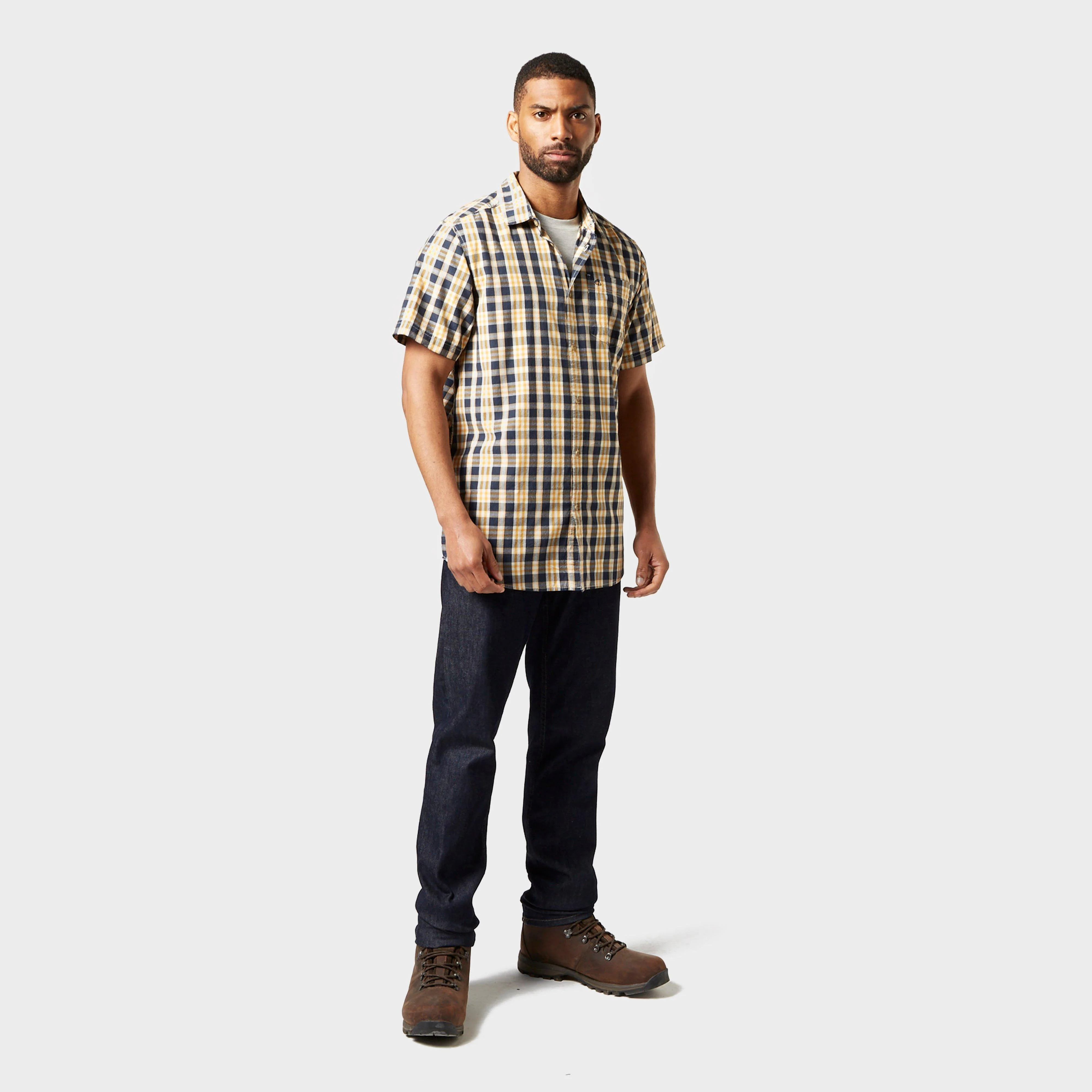 Men's Jose Short Sleeved Check Shirt - Image 3
