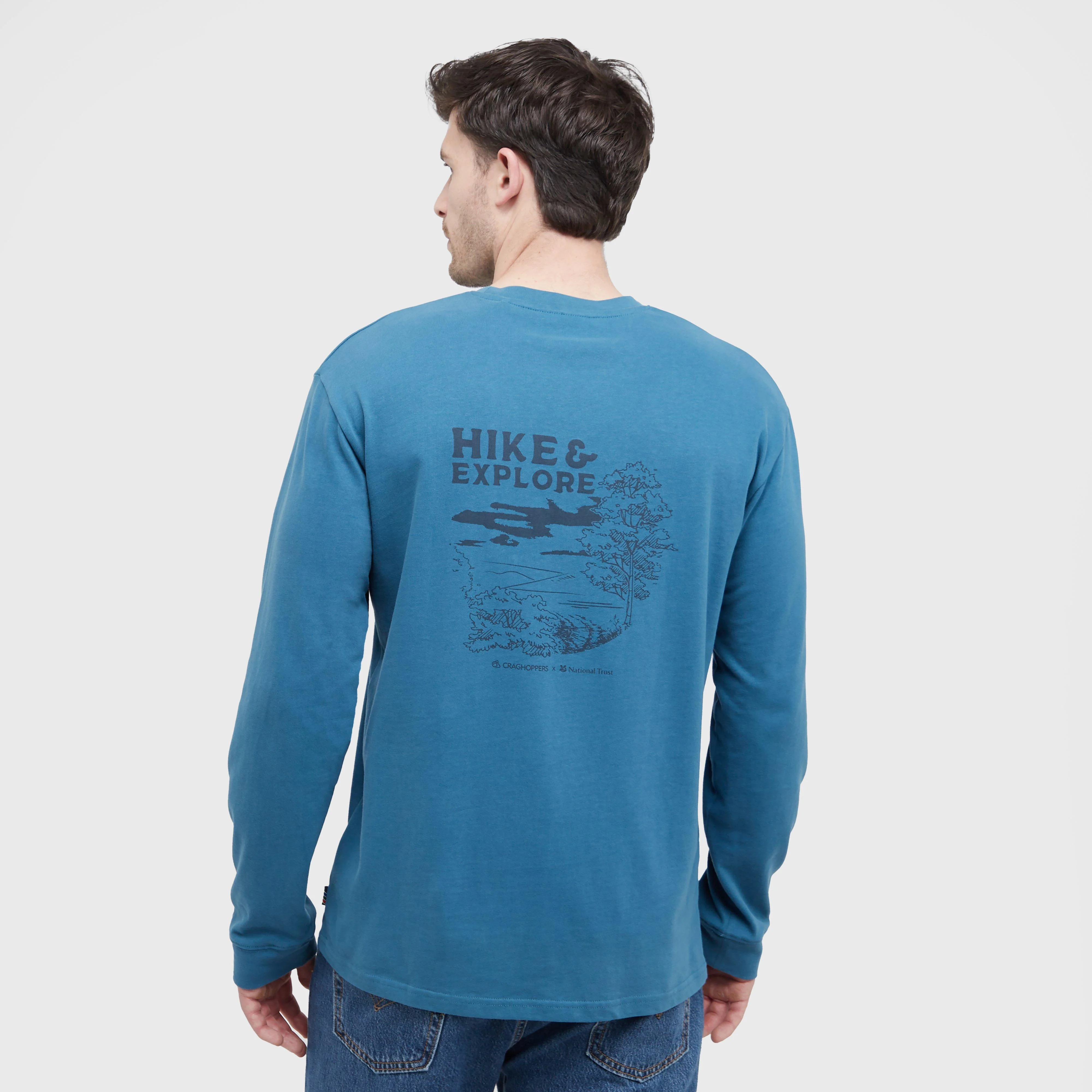 Men's National Trust Limestone Long Sleeve Top - Image 2