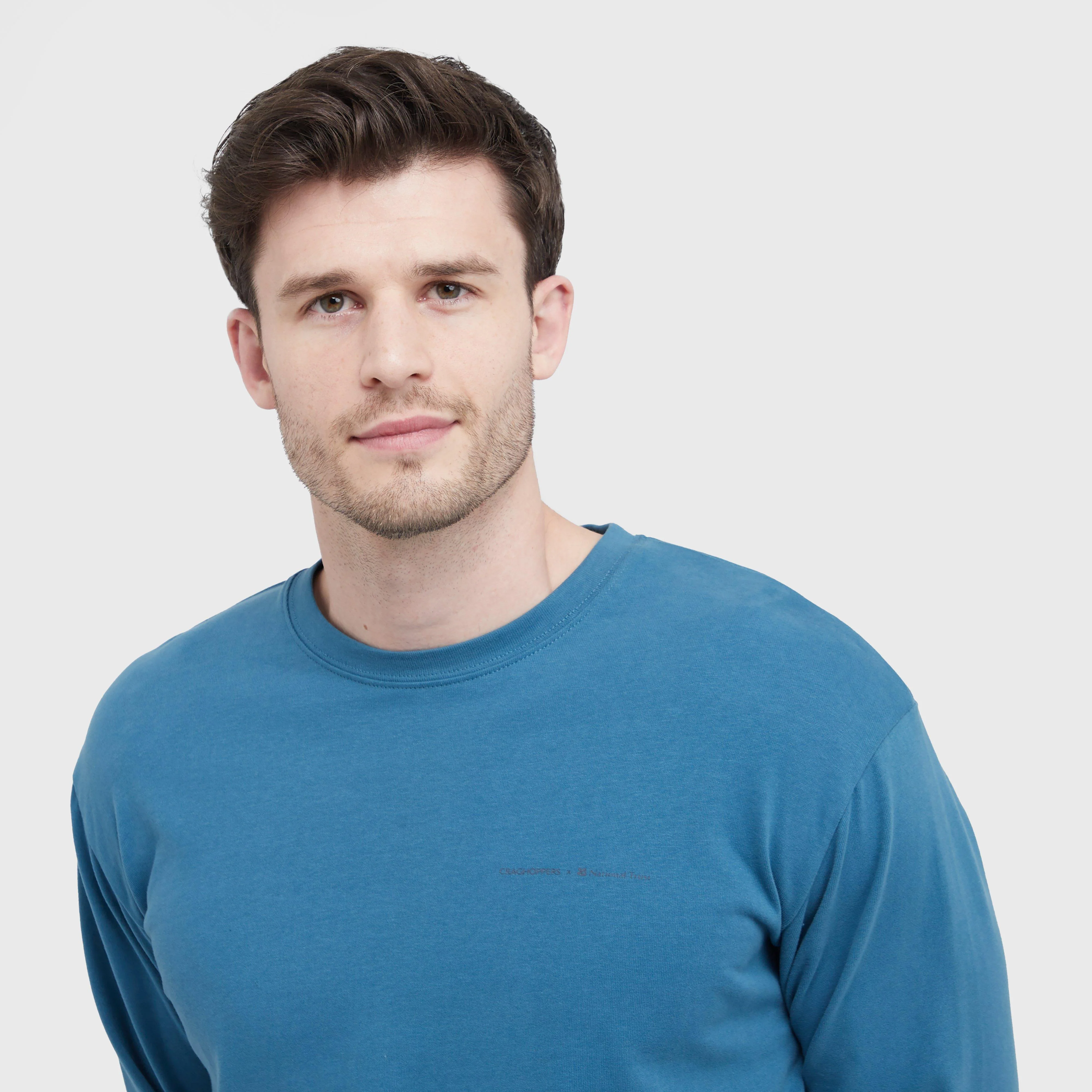 Men's National Trust Limestone Long Sleeve Top - Image 4