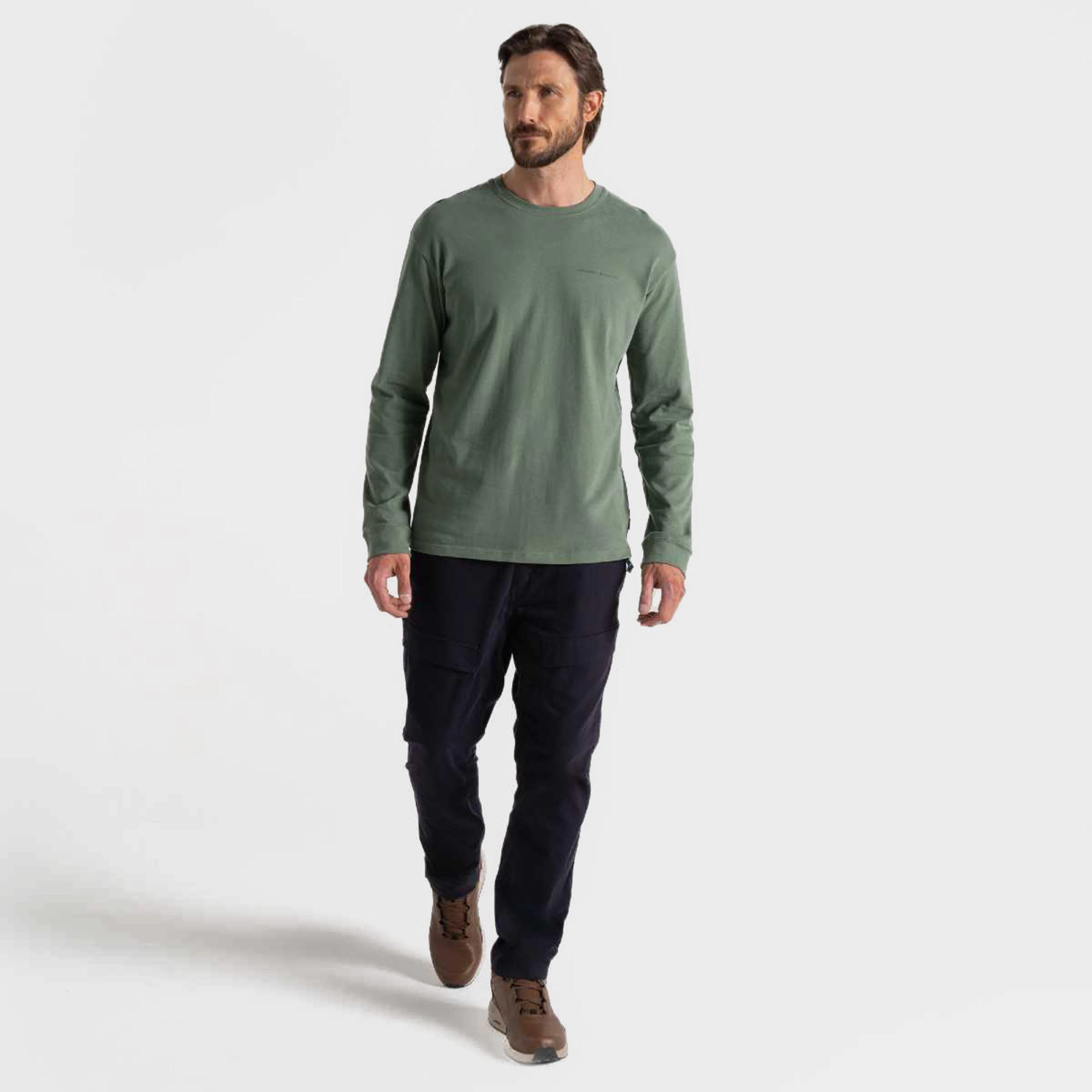 Men's National Trust Limestone Long Sleeve Top - Image 3