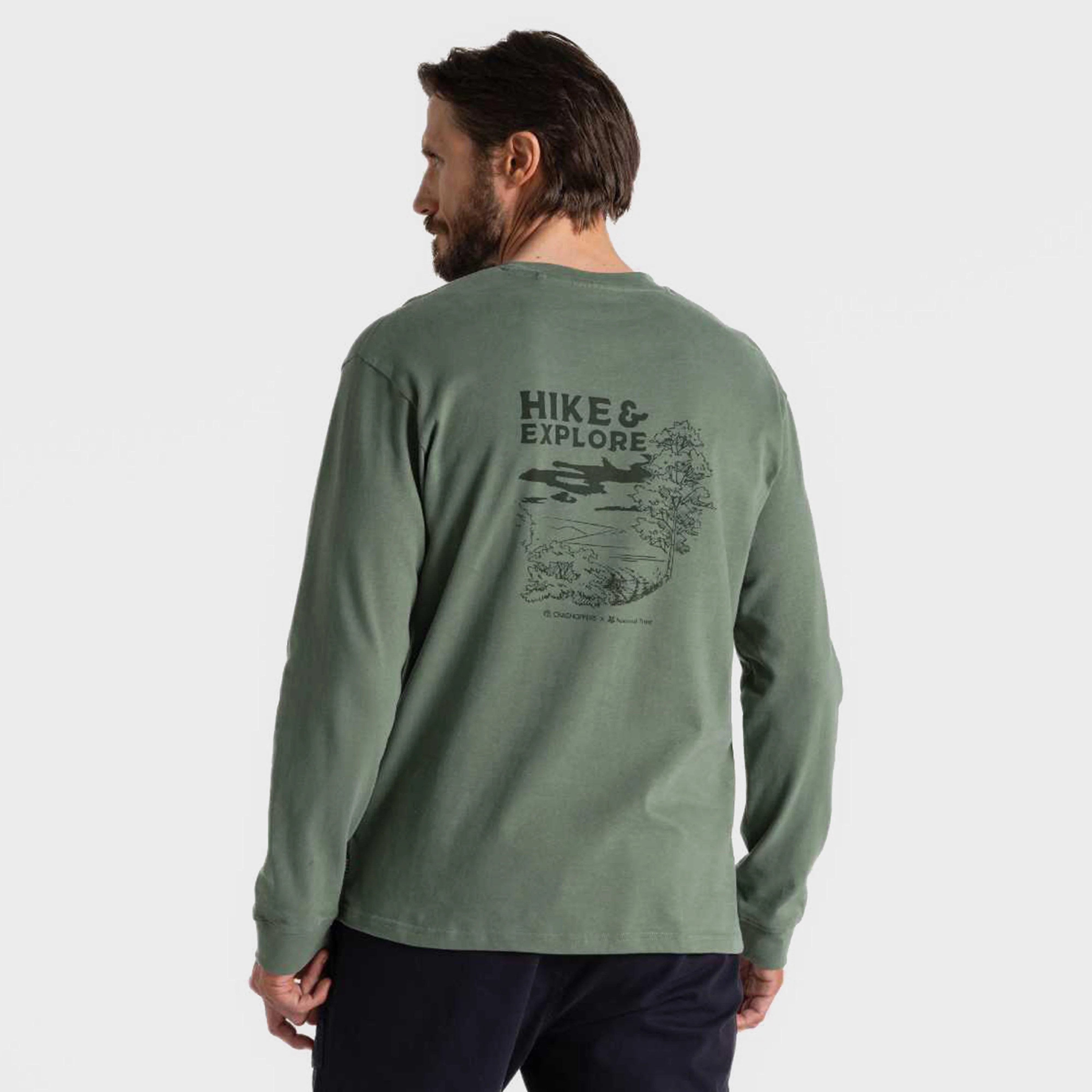 Men's National Trust Limestone Long Sleeve Top - Image 5