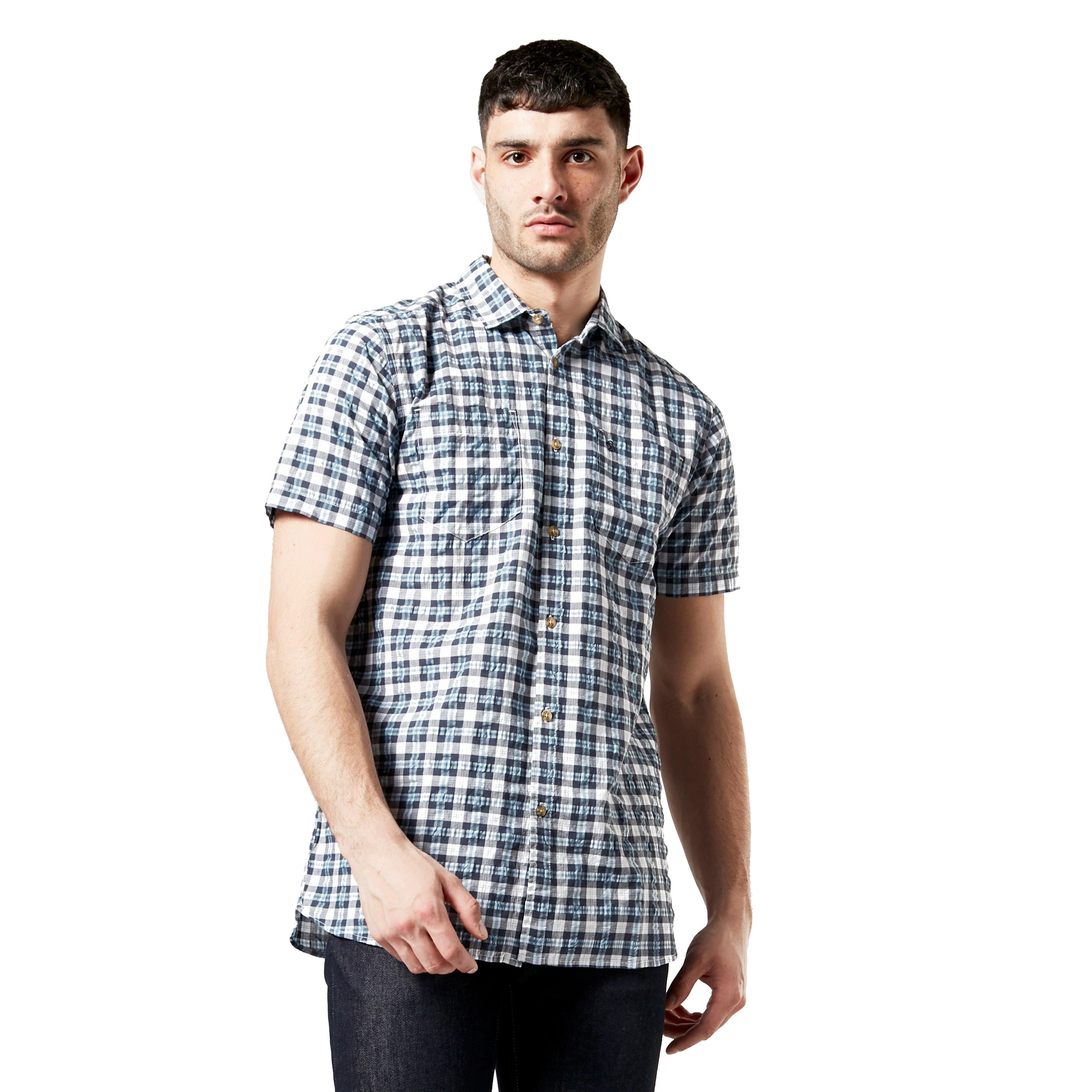Men's Pele Short Sleeved Check Shirt - Image 6